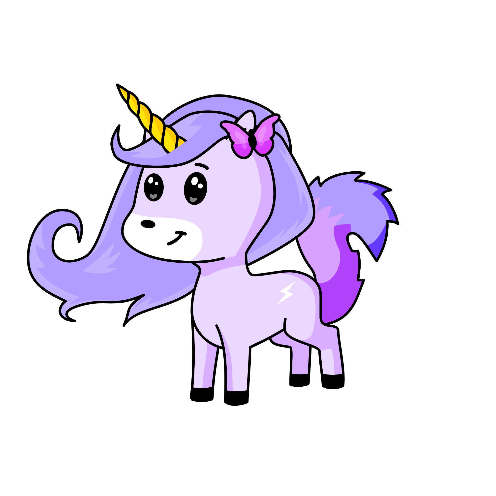 LAVENDER, the unicorn
