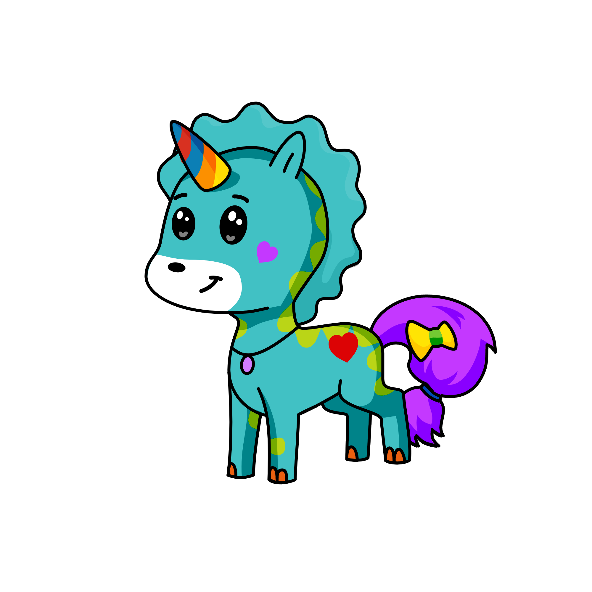 rainbow, the unicorn
