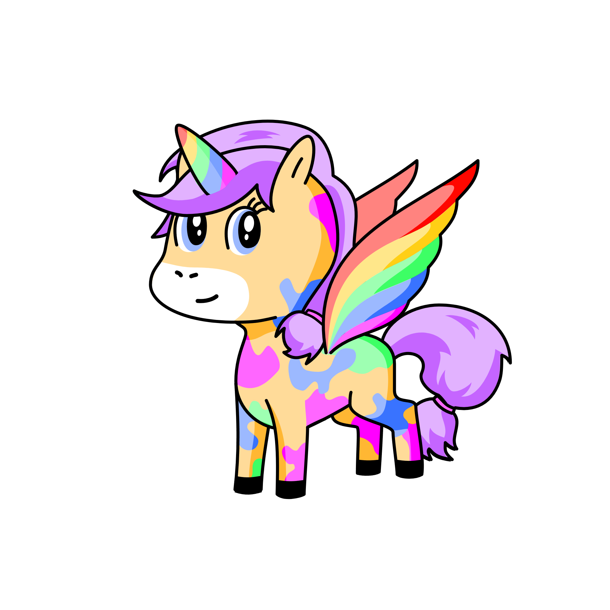 Pastel, the unicorn