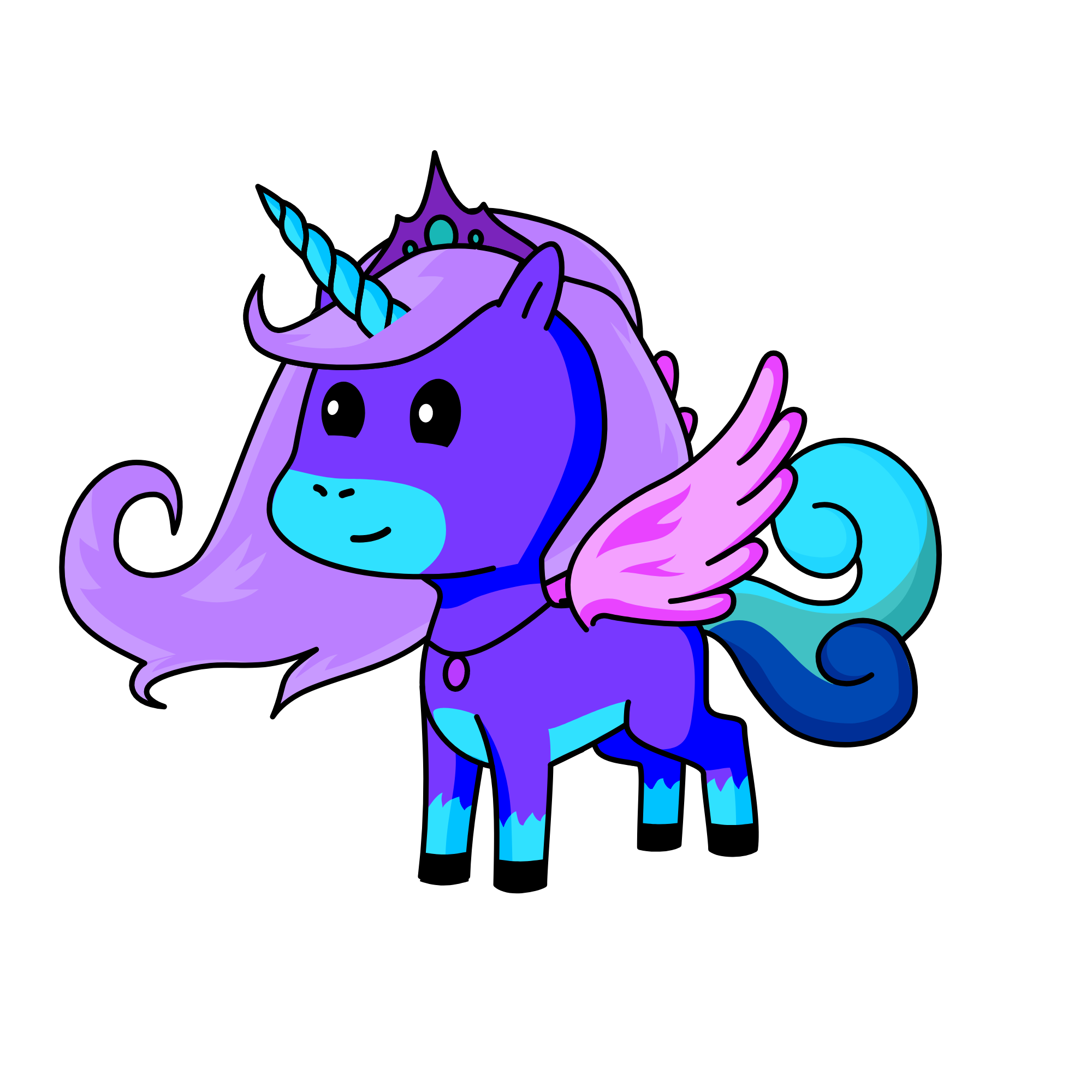Barblarina, the unicorn