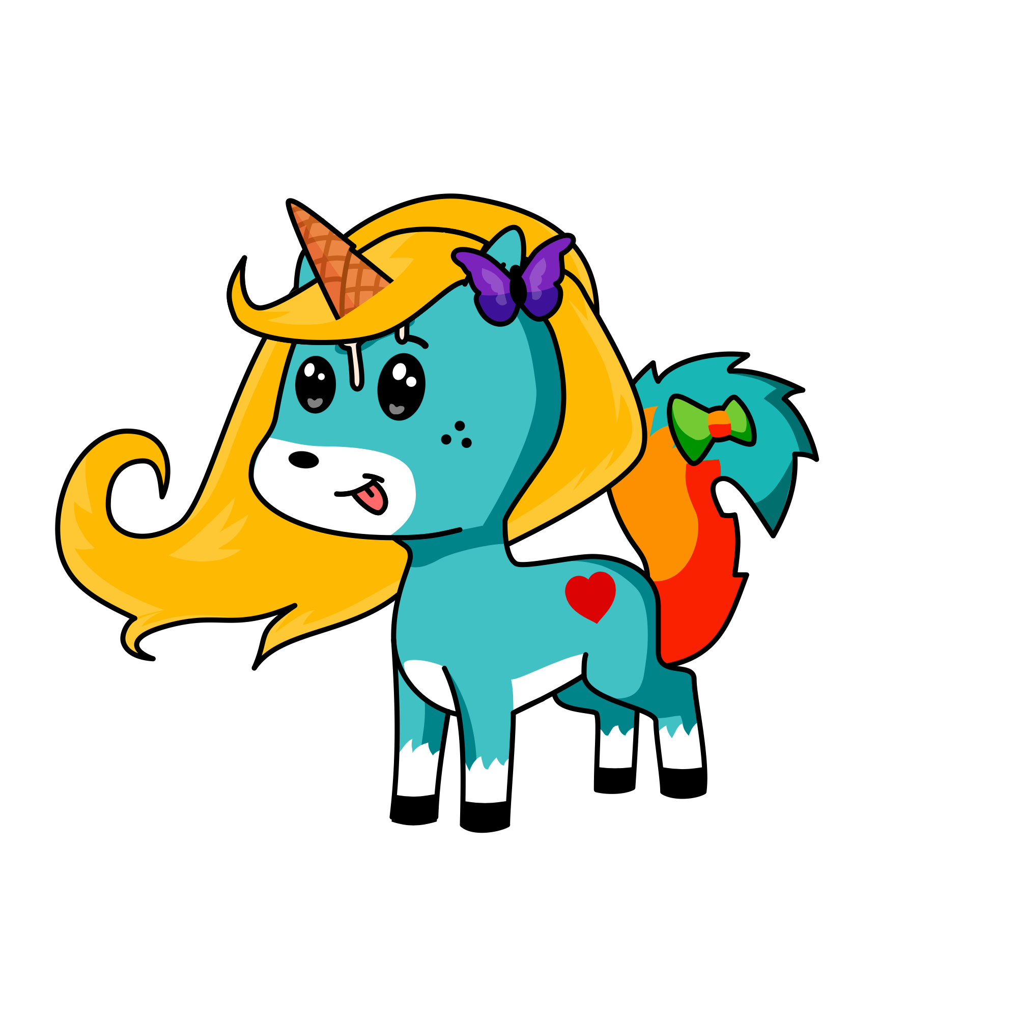 I can hardly breathe , the unicorn