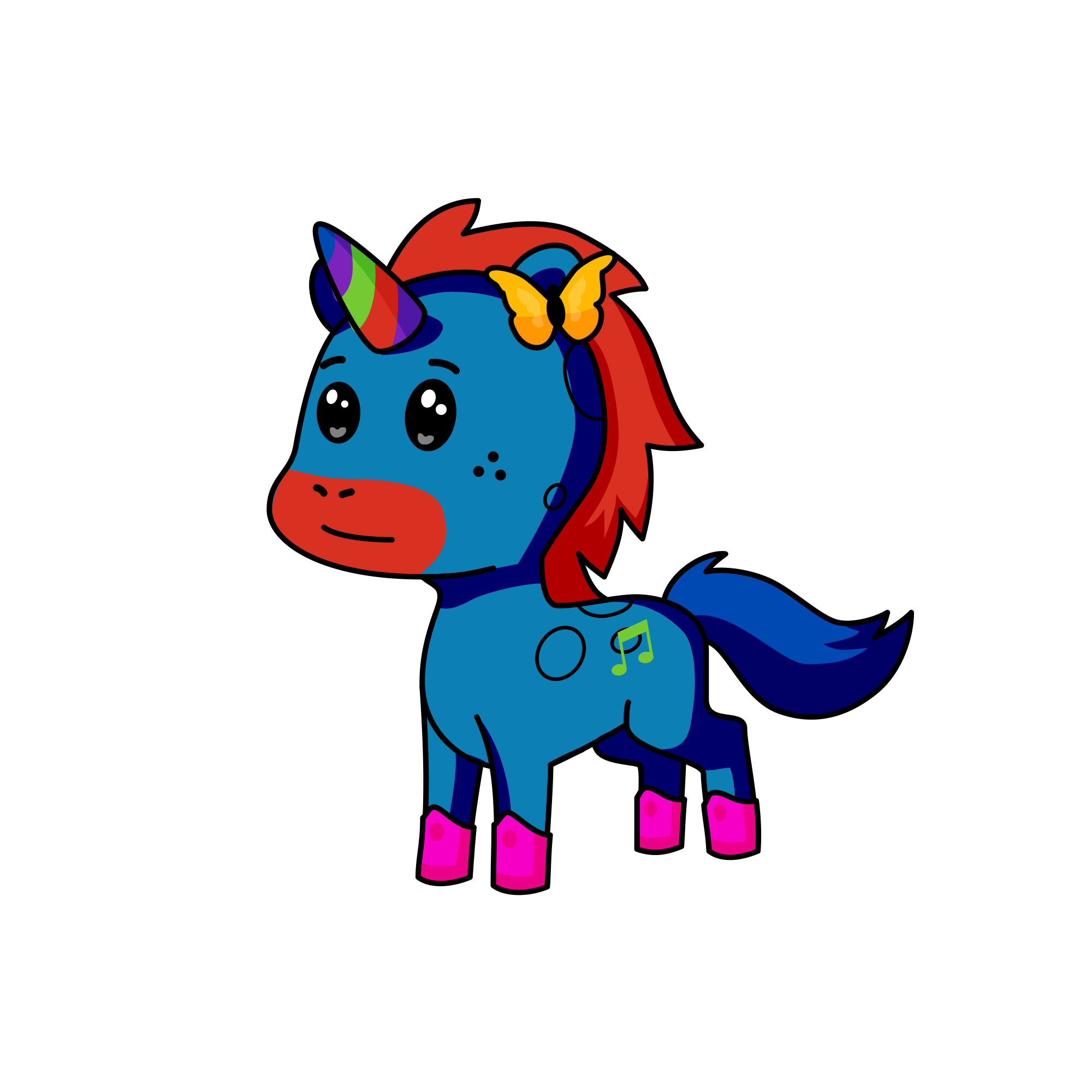 And then he kisses on my bussy , the unicorn