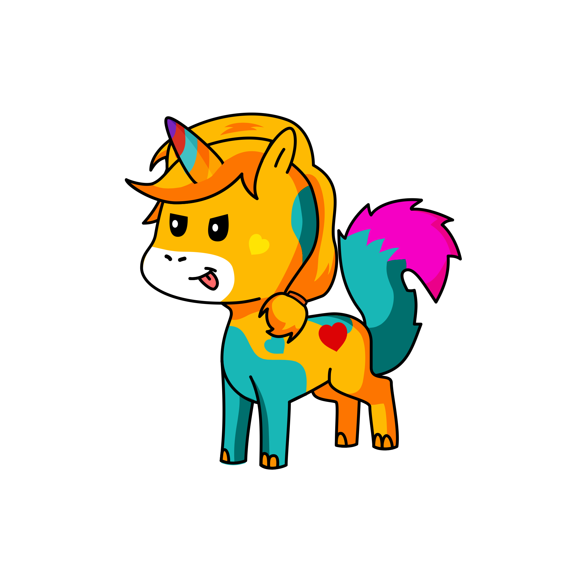 That boy is so daym good looking , the unicorn