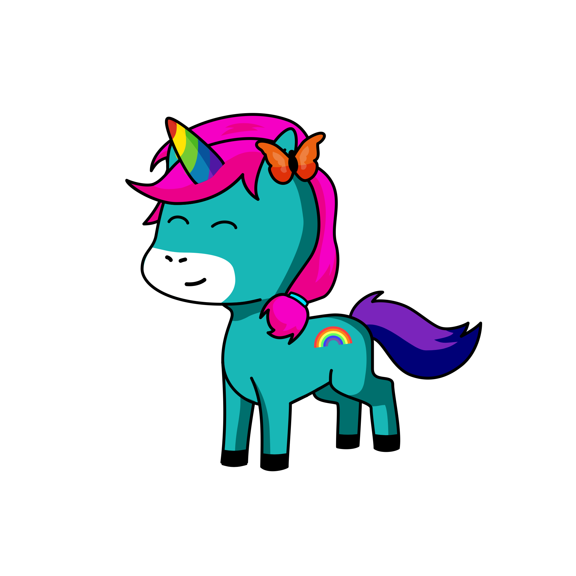 Aqua, the unicorn