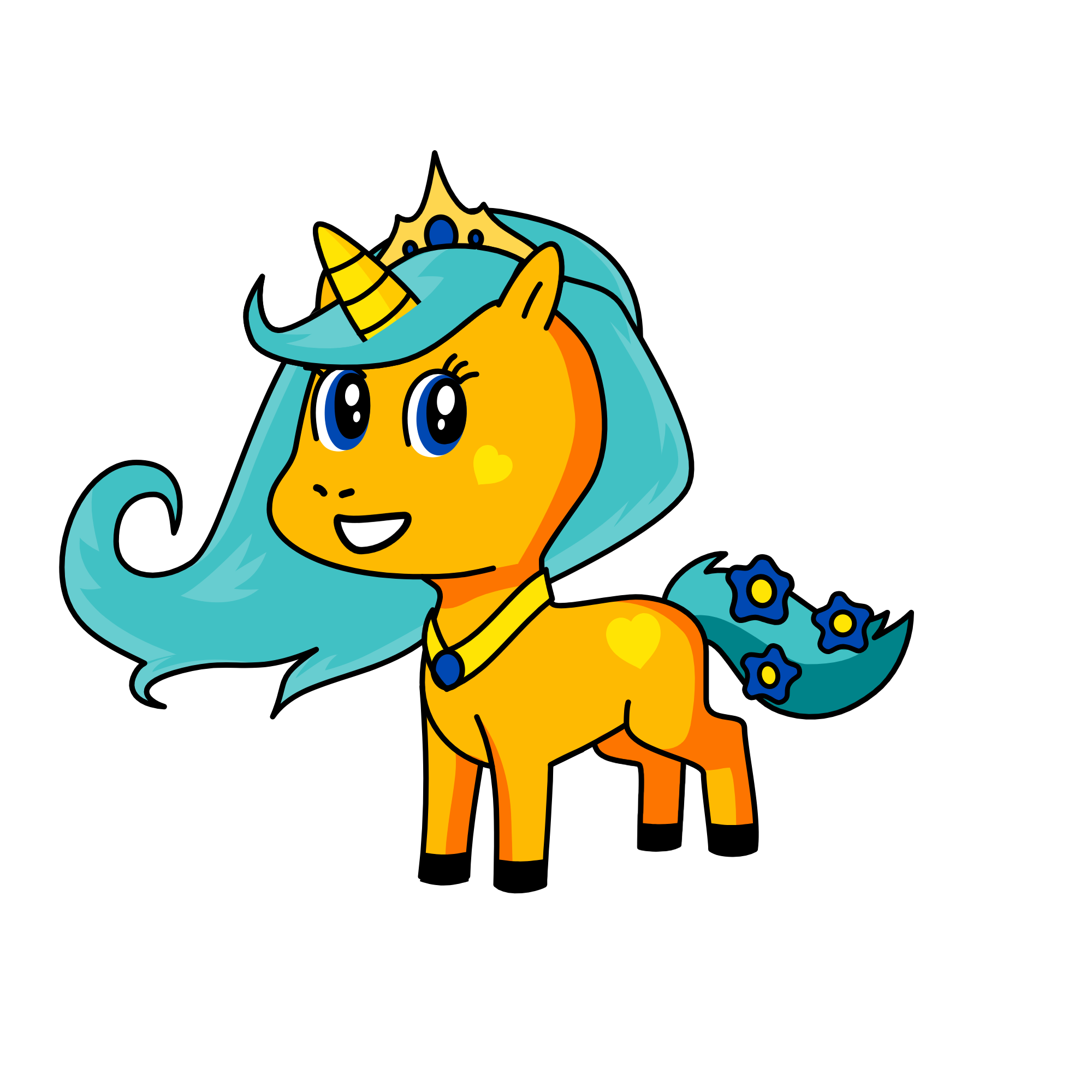 Melodia, the unicorn