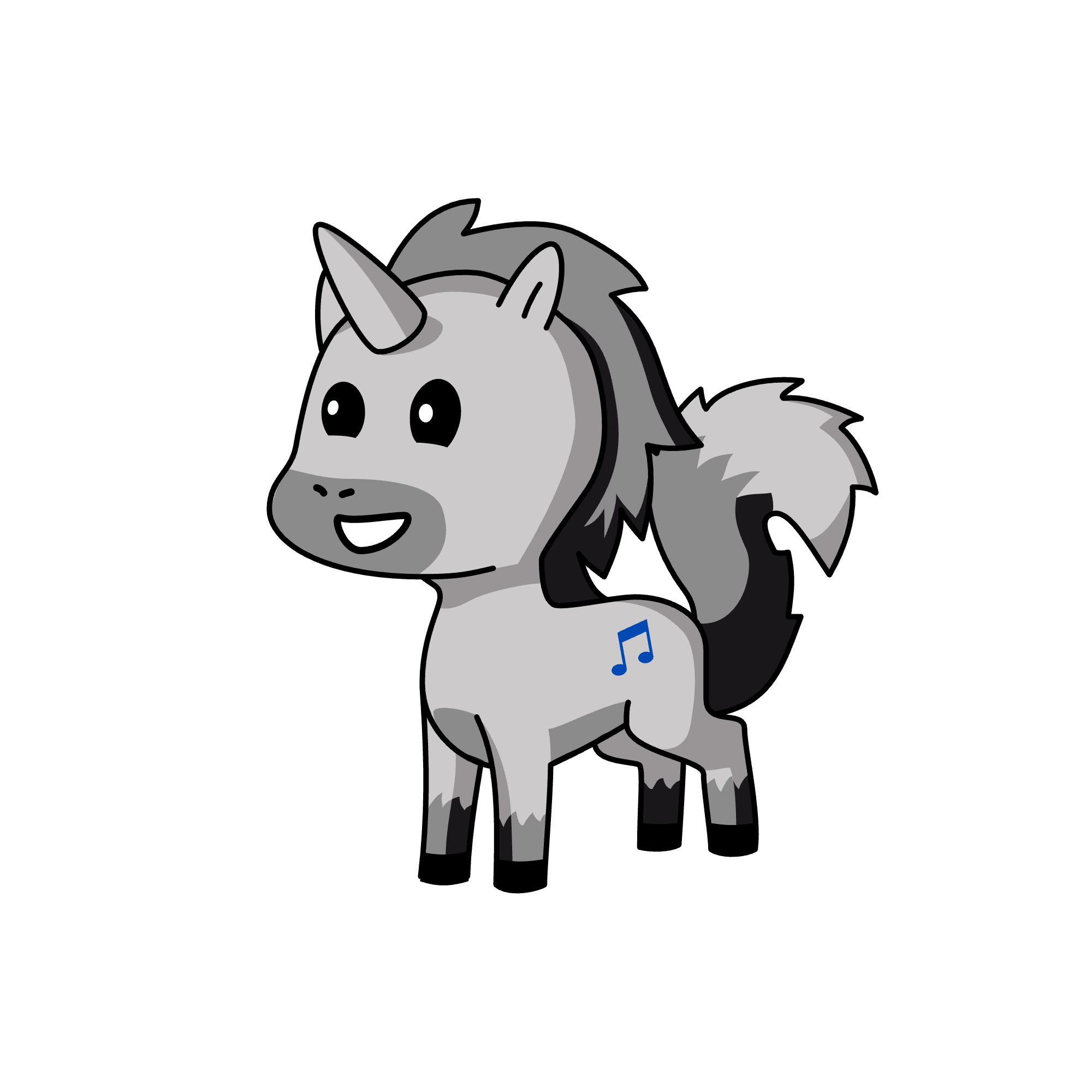 Donkey , the unicorn