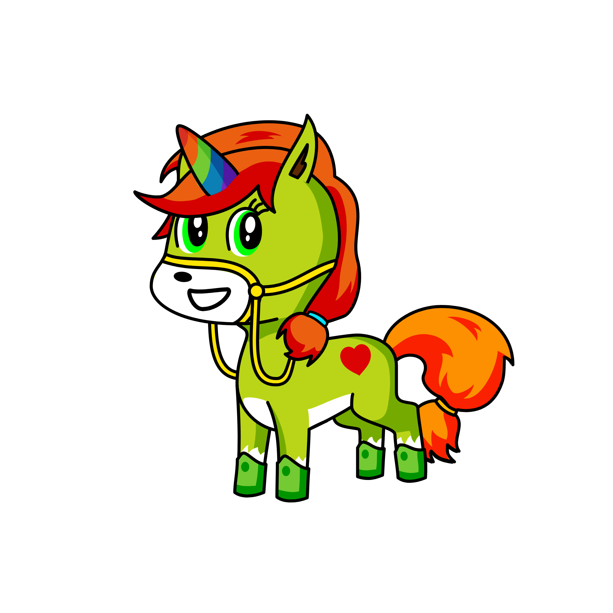 rainbow, the unicorn