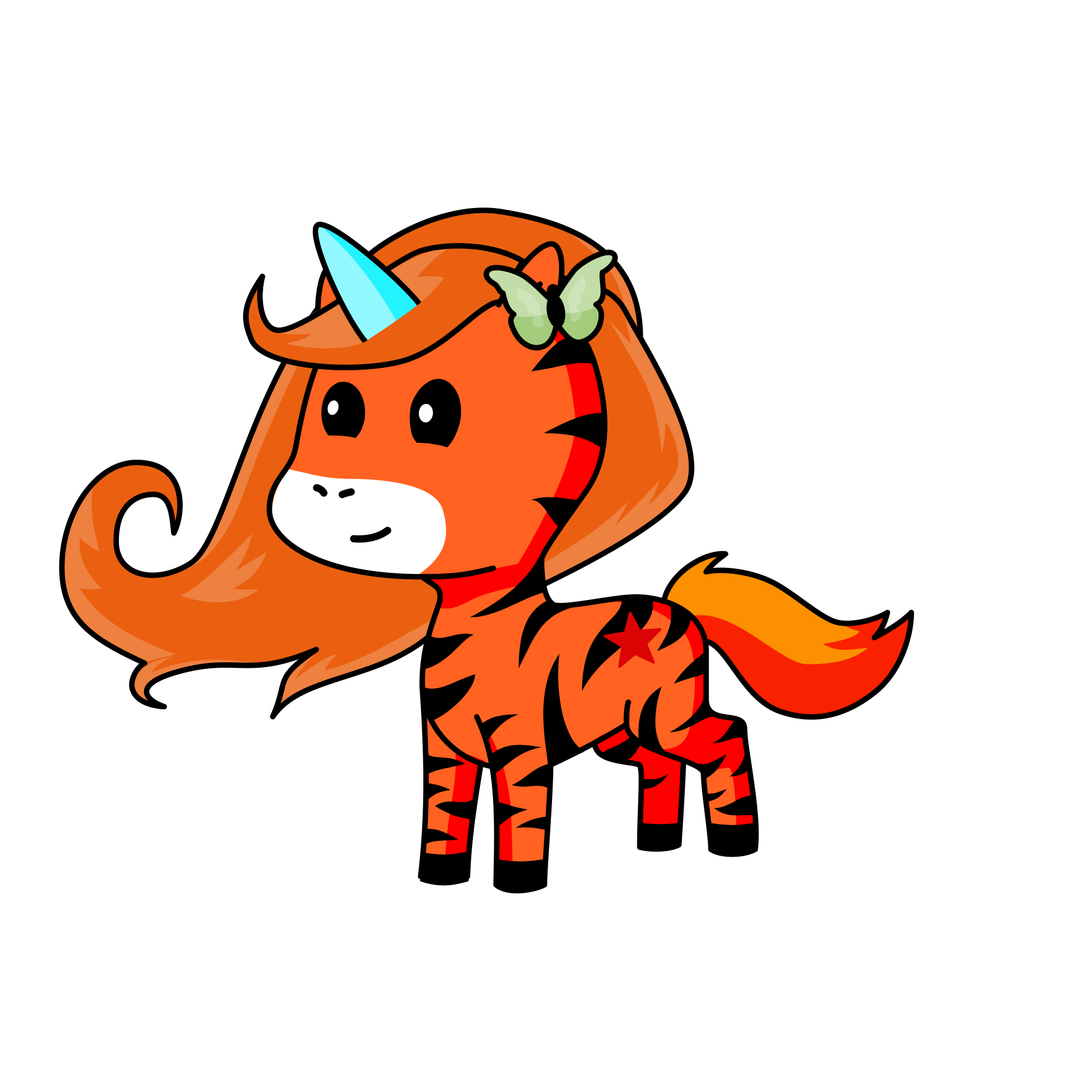 Fire Queen , the unicorn