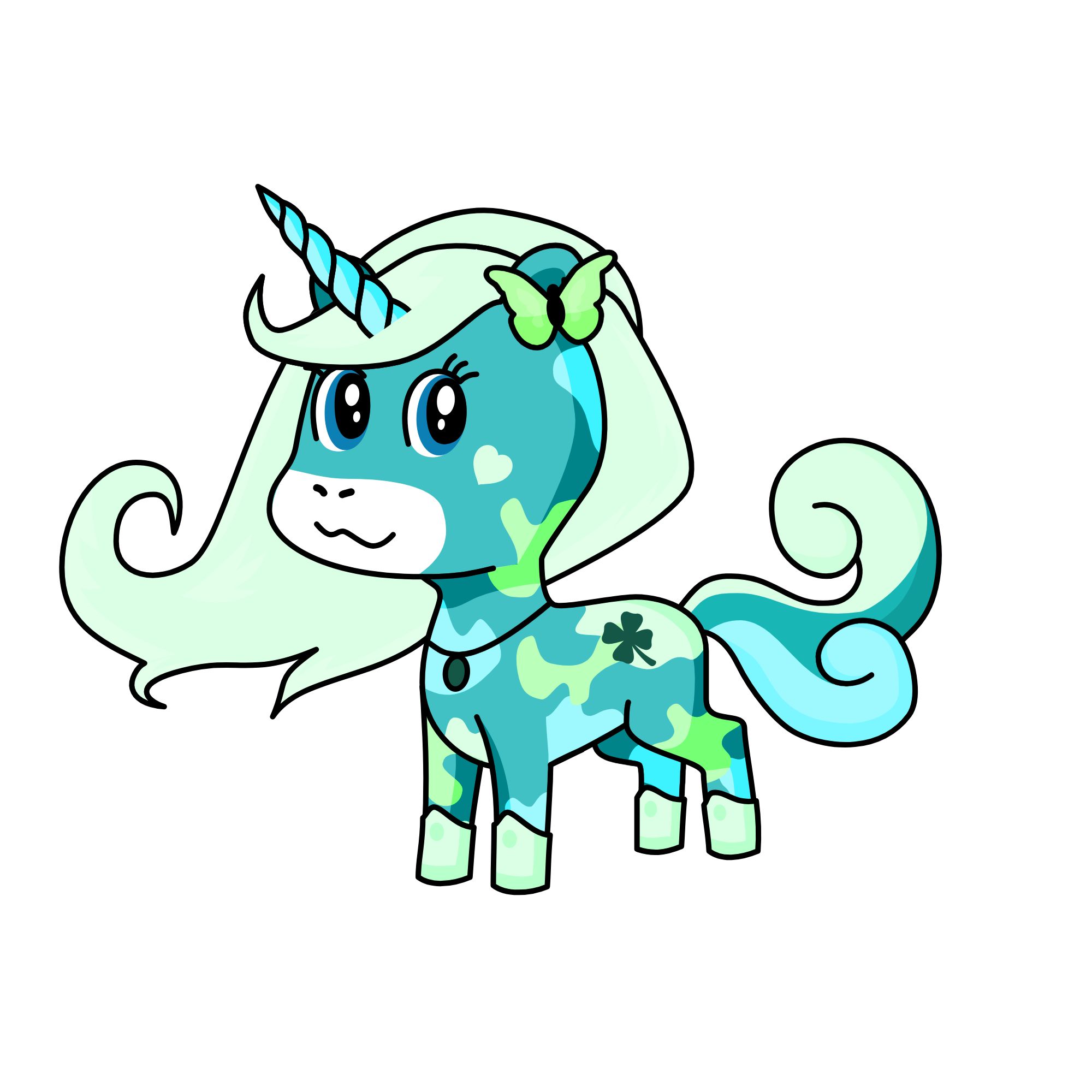 Snowball, the unicorn