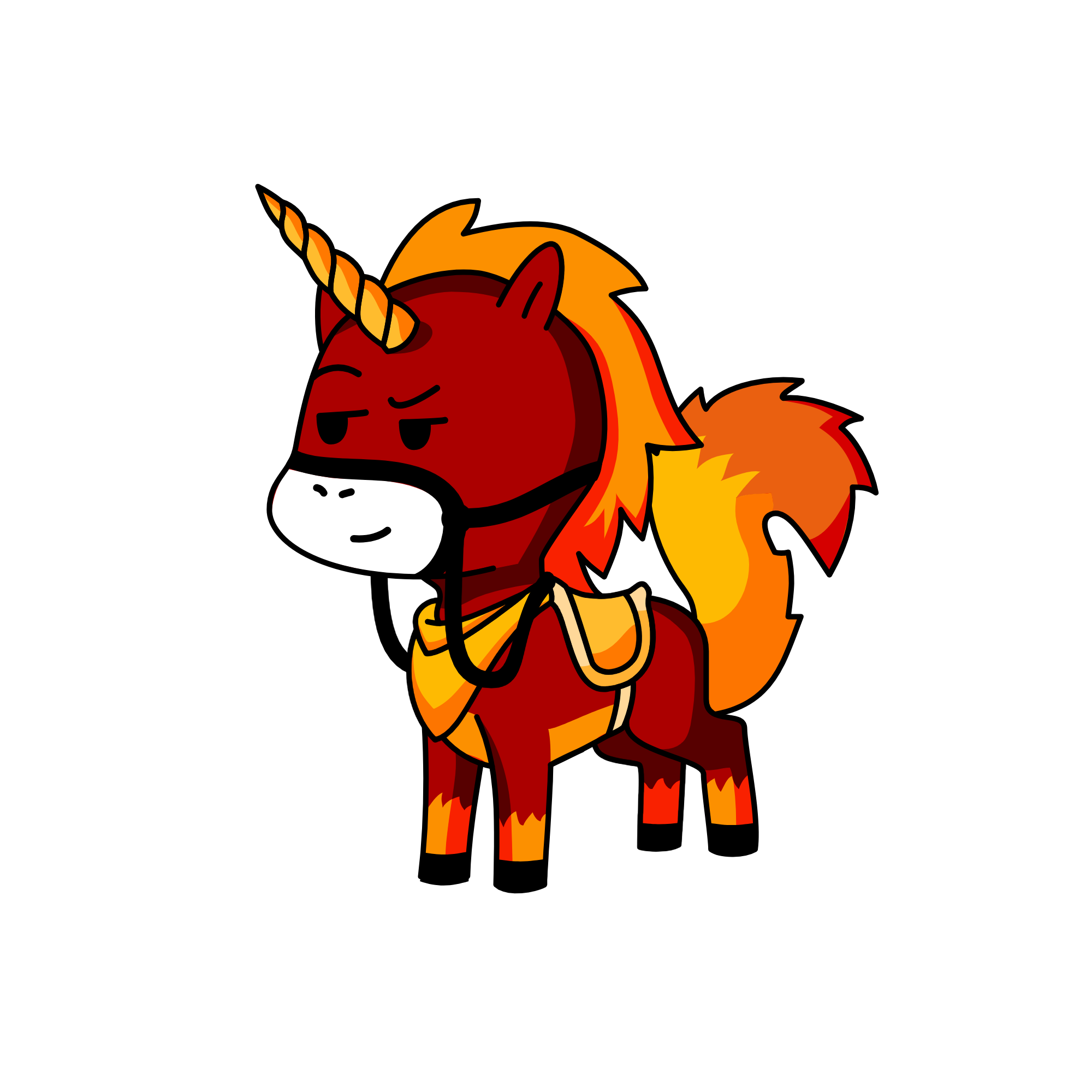 Flamestar, the unicorn