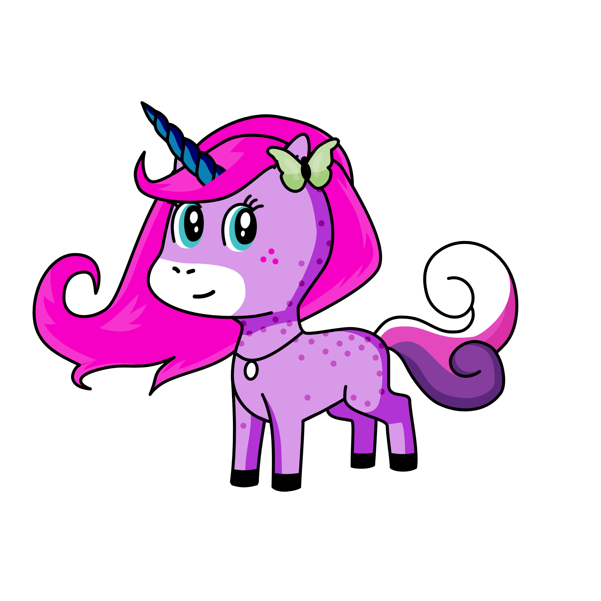 Saphire, the unicorn