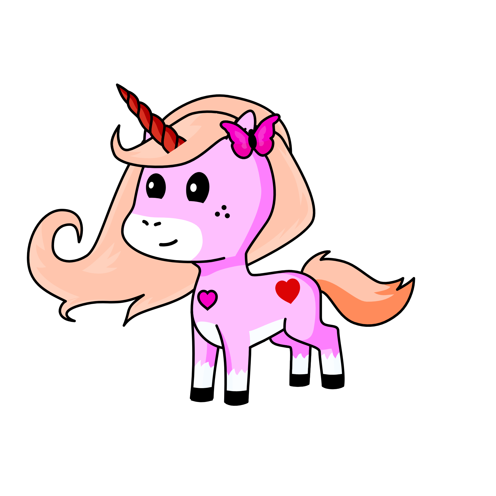 Princess Heart sparkle, the unicorn