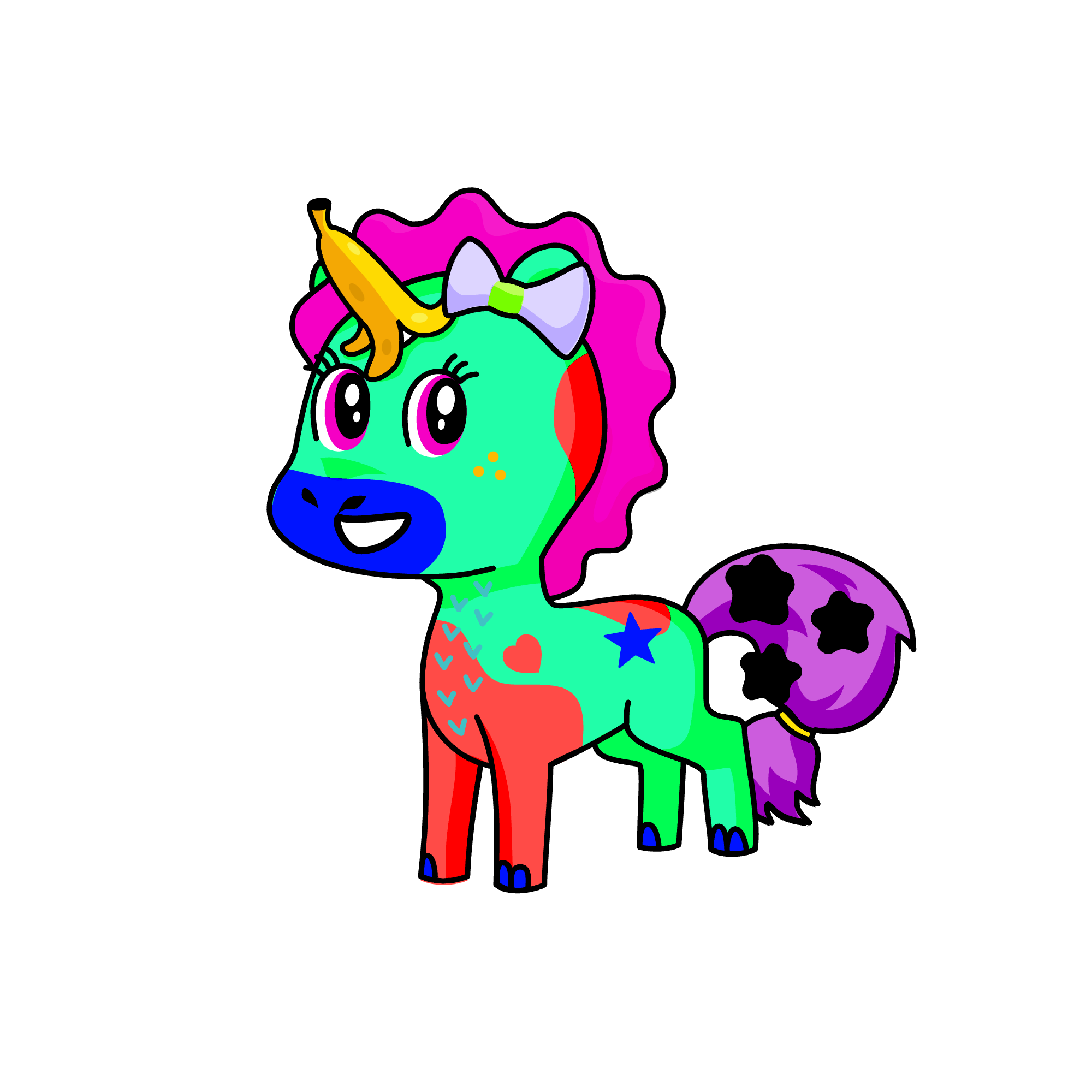 As ugly as possible , the unicorn