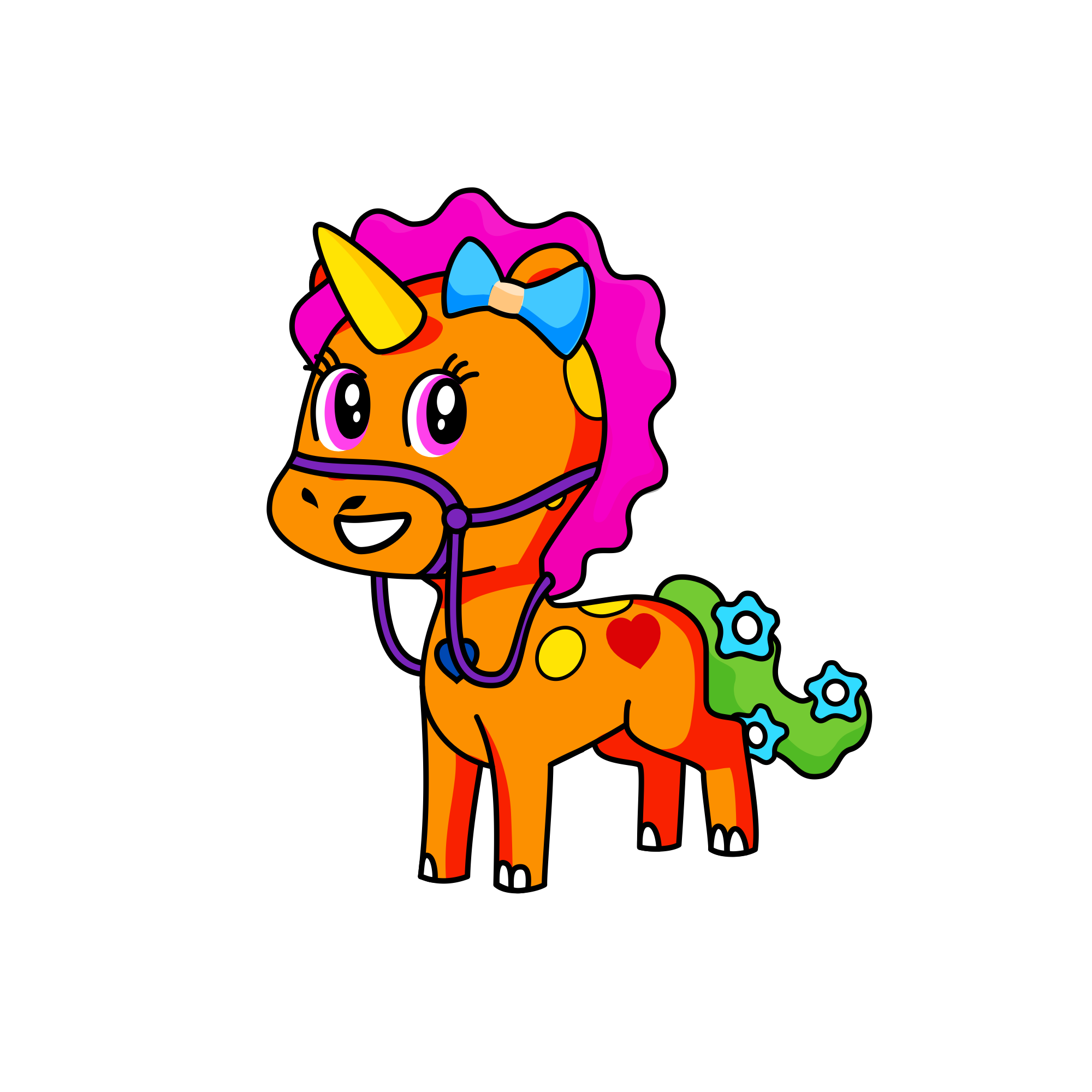 Ugly creature , the unicorn