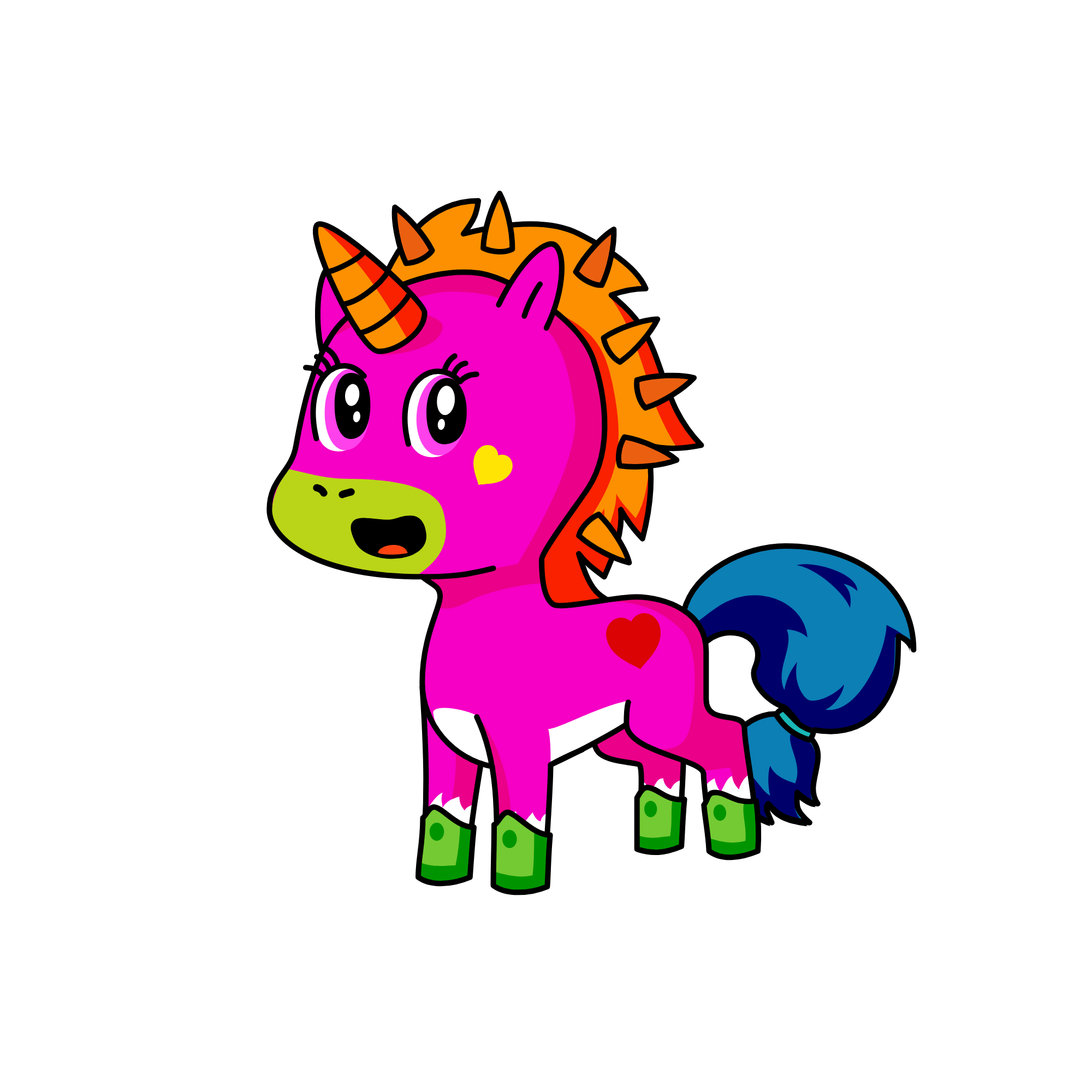 rose, the unicorn