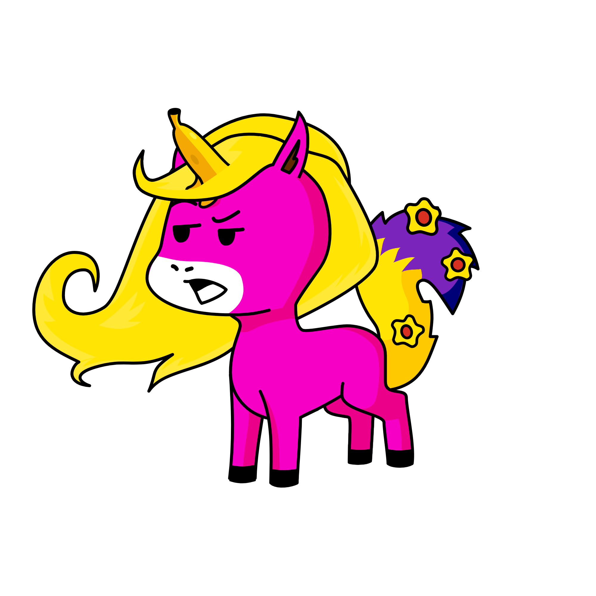 Foolie, the unicorn