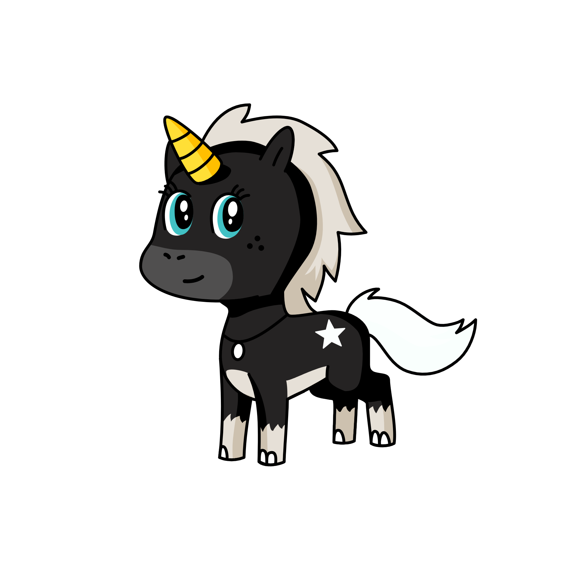 Luna starhead, the unicorn