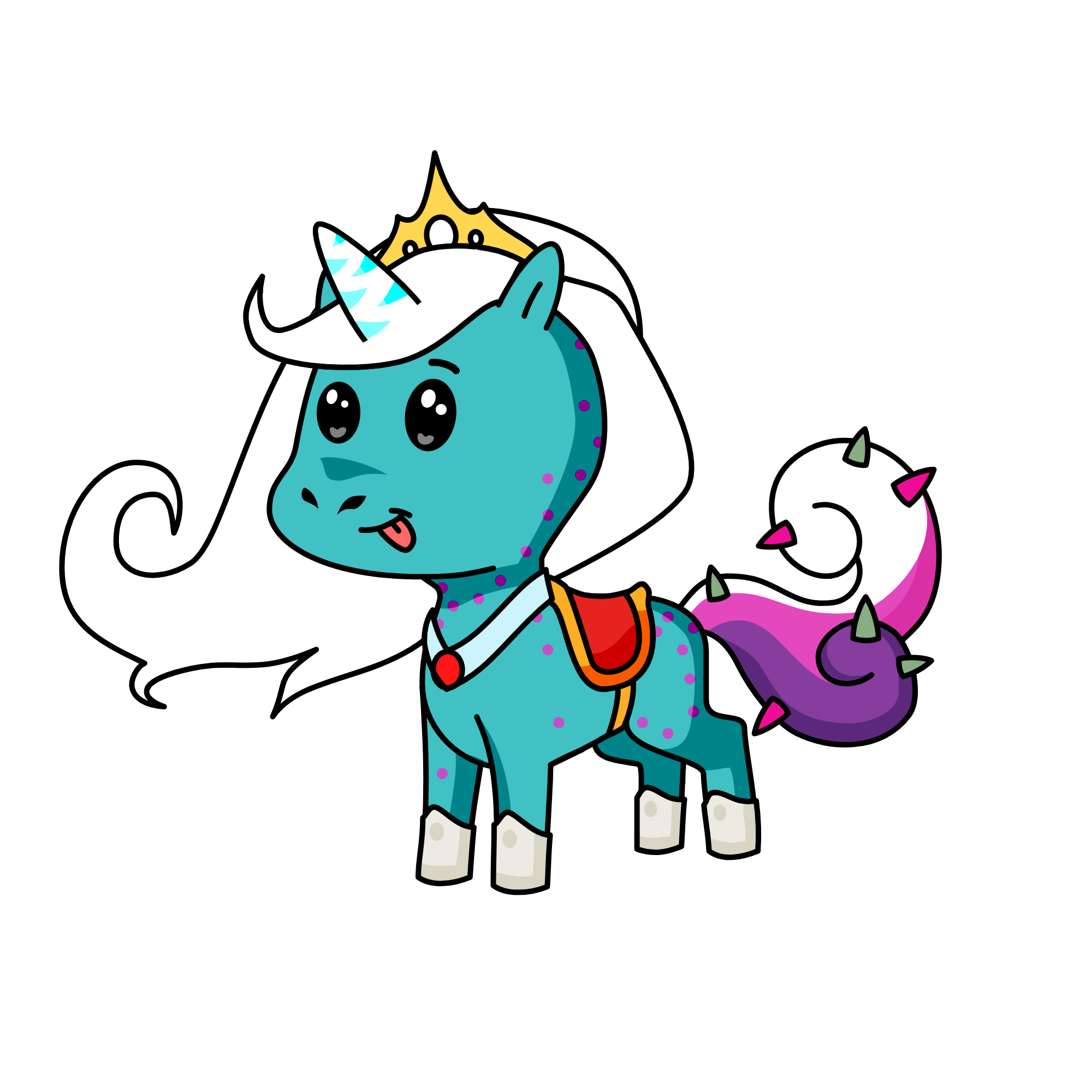 princess, the unicorn