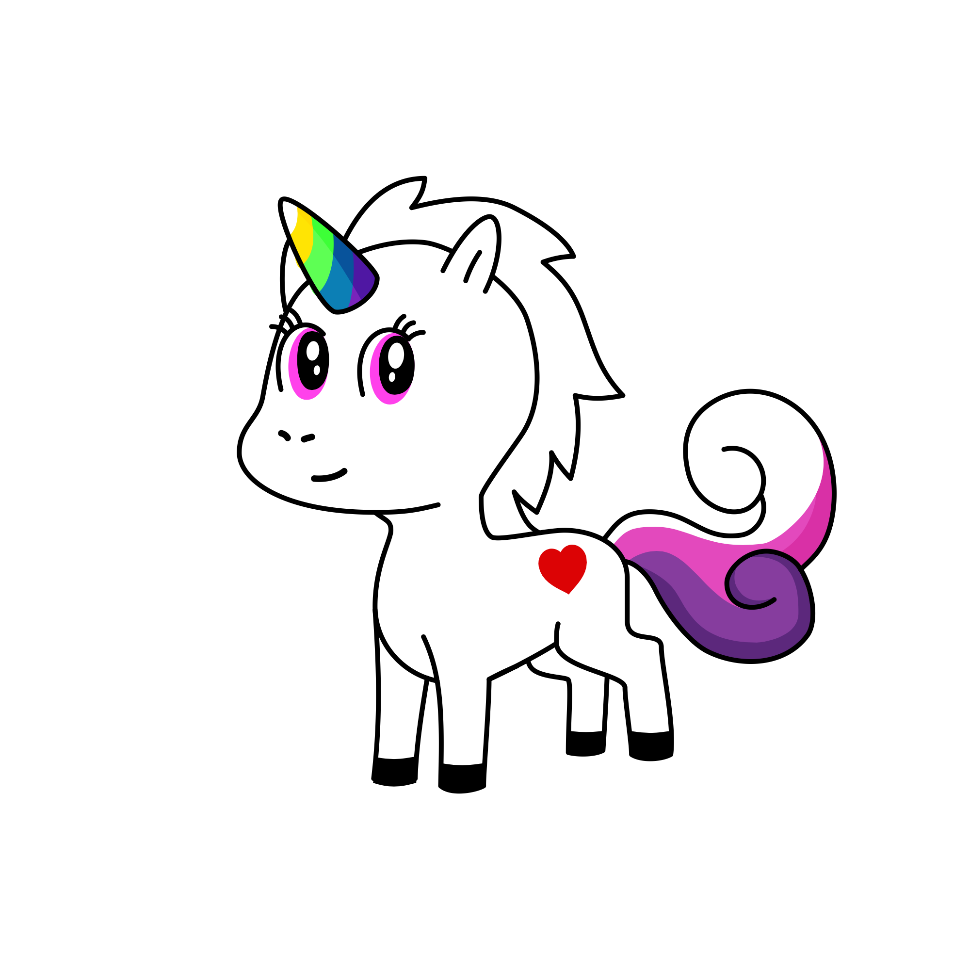 Amber, the unicorn