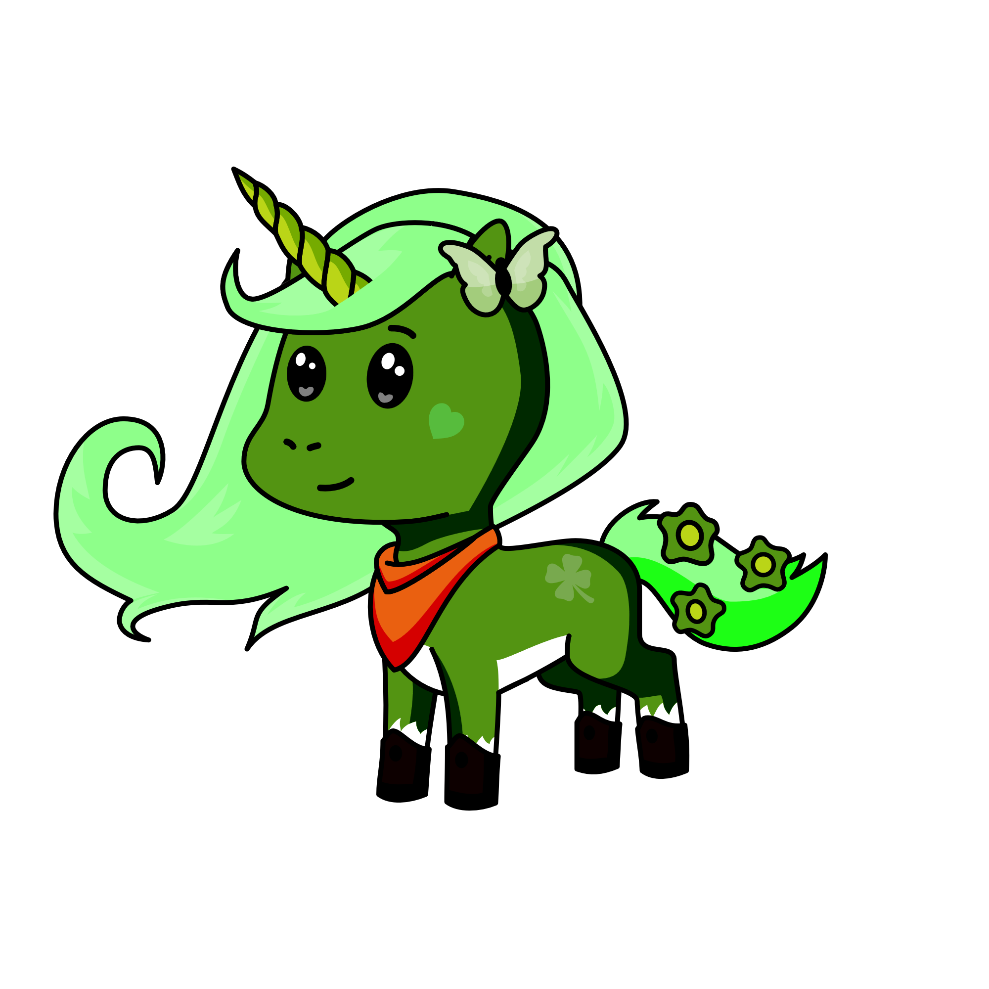 Woodland Unicorn, the unicorn