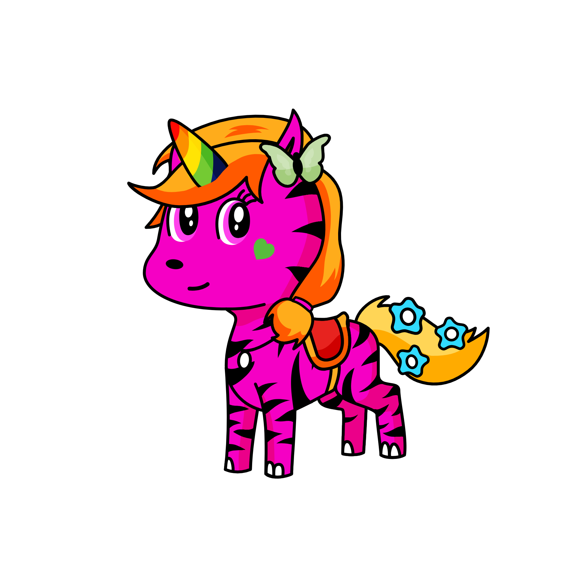 Rainbow Sparkle, the unicorn