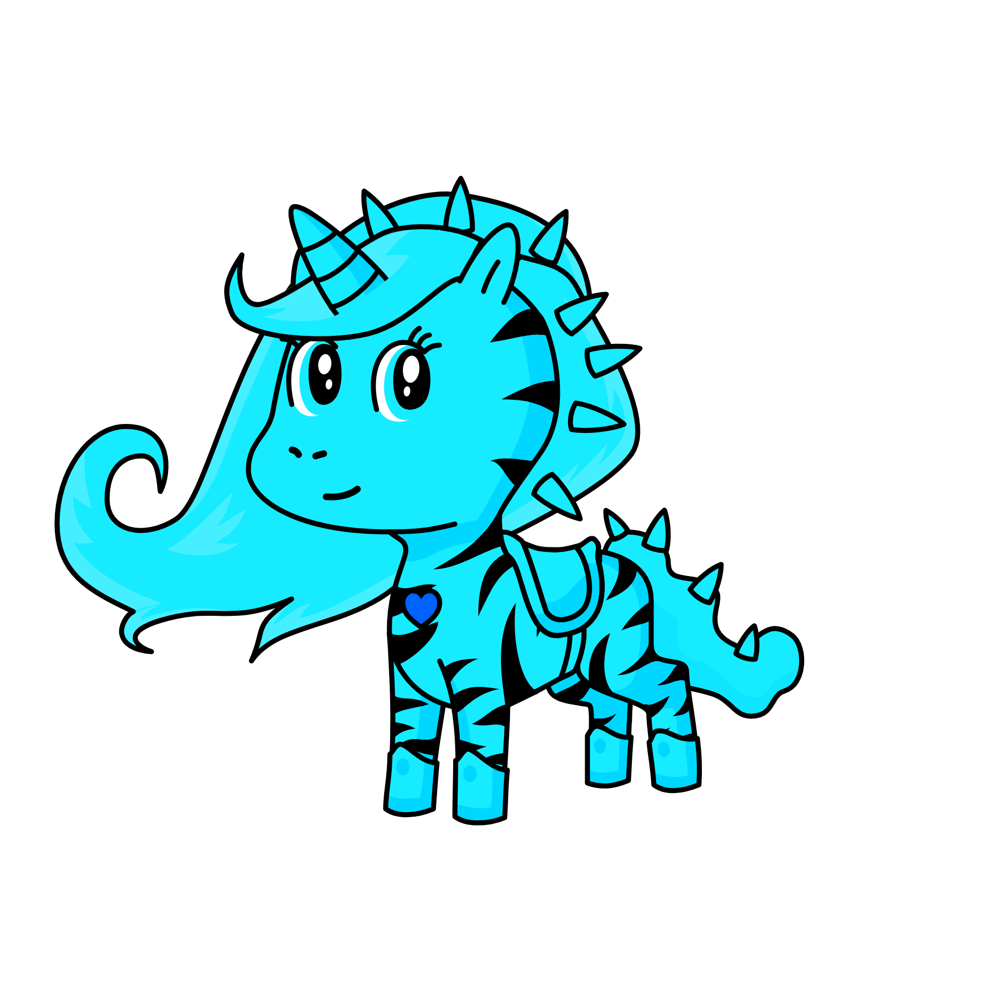 winter, the unicorn