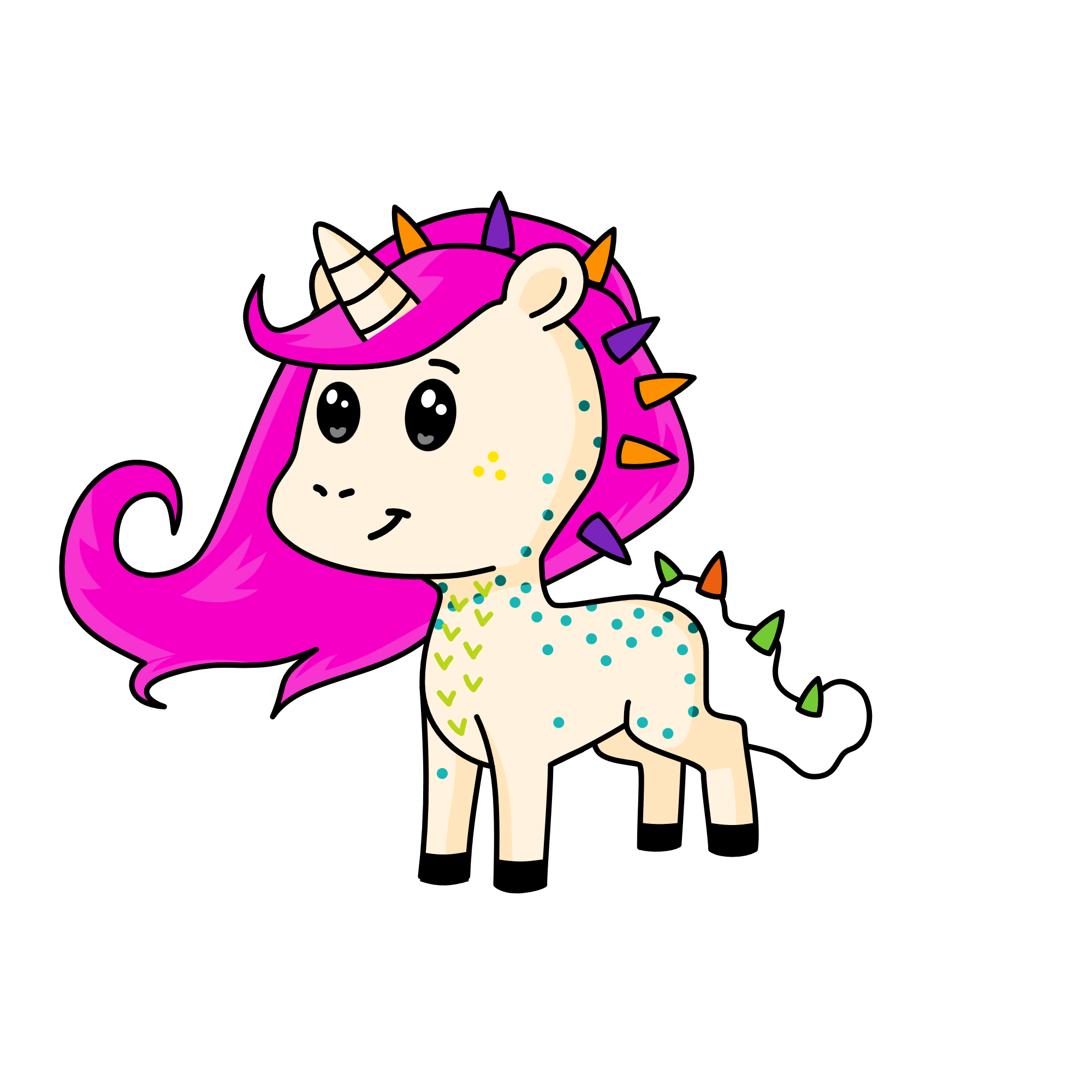 donut sparkle, the unicorn