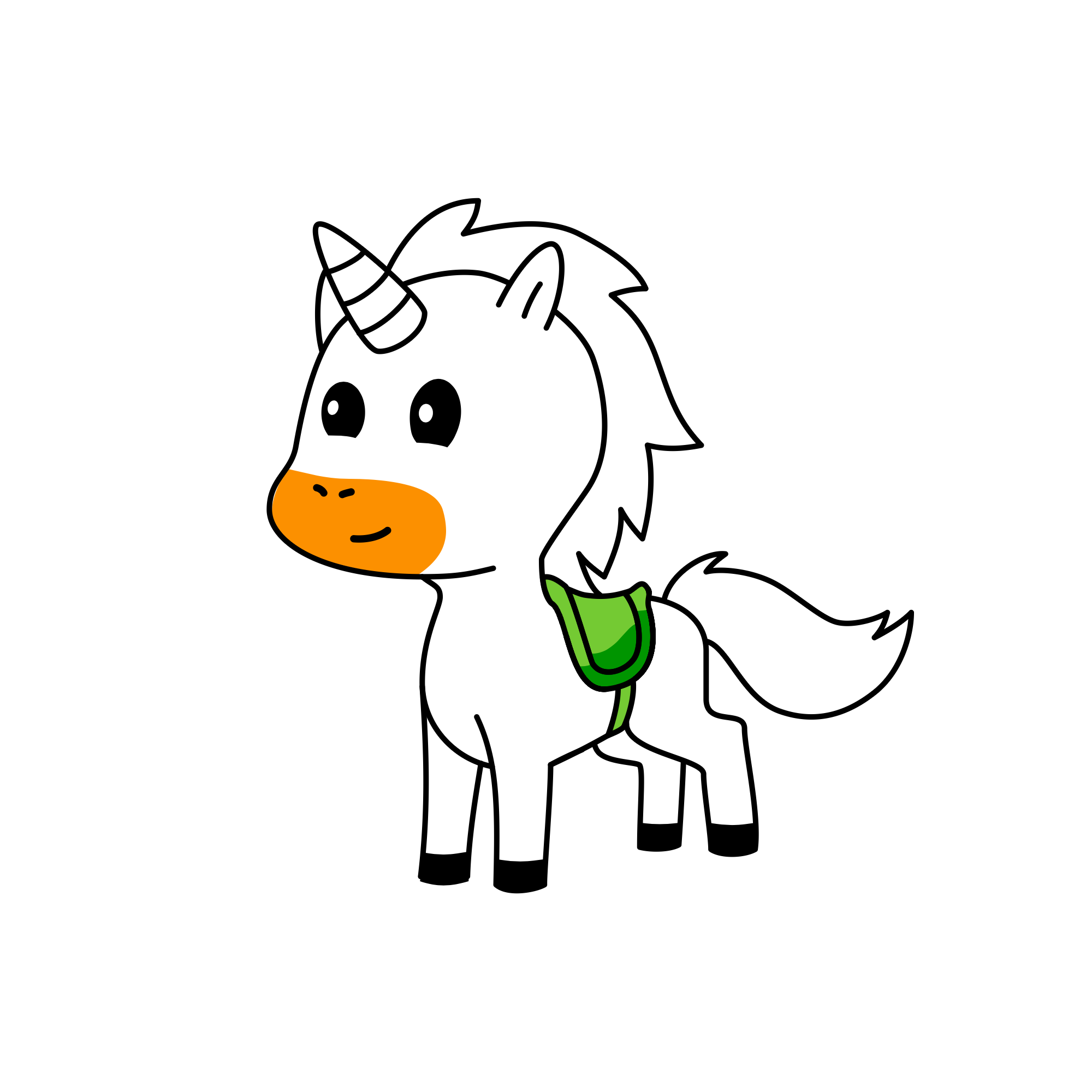 CHICKEN JOCKEY , the unicorn
