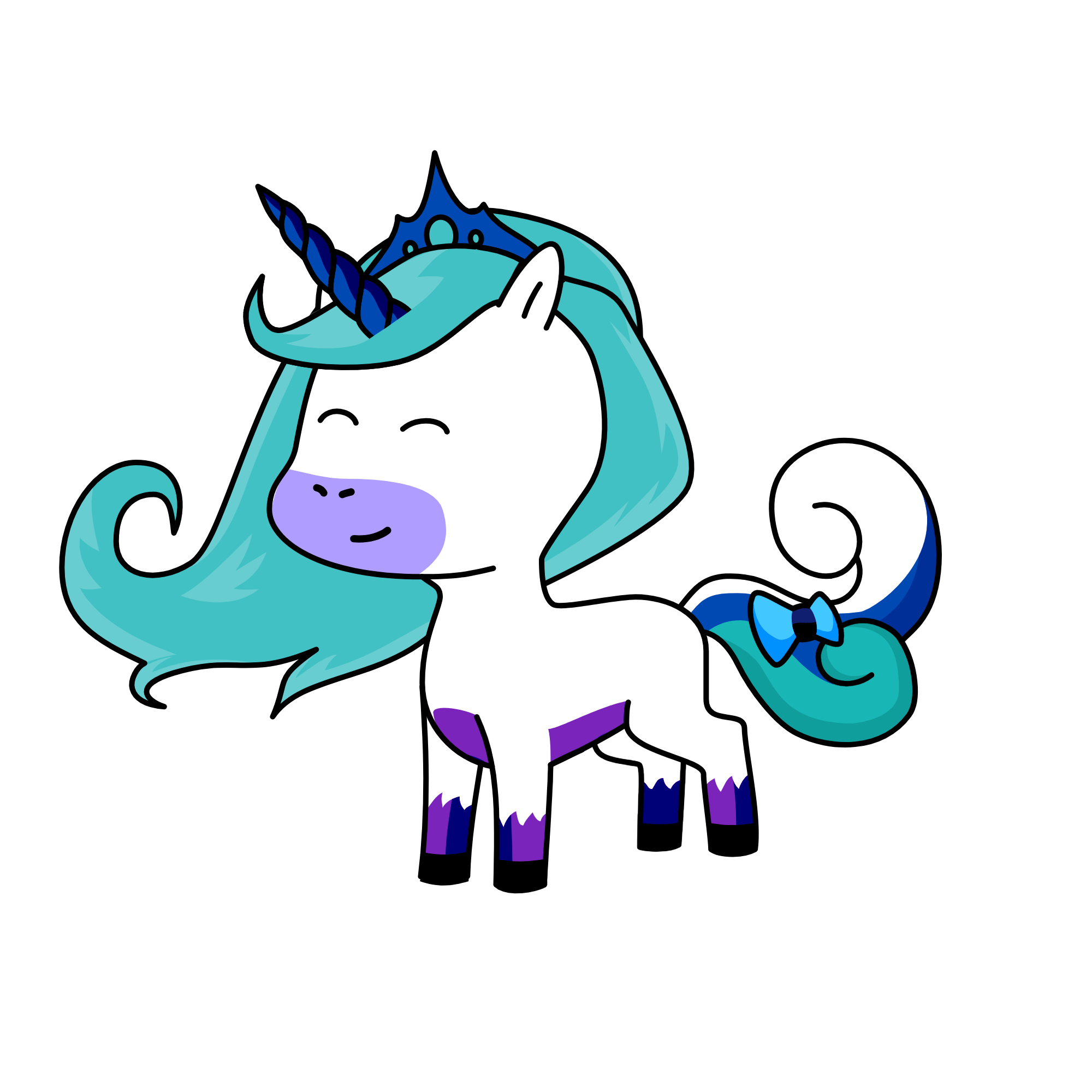 Princess Winterheart, the unicorn