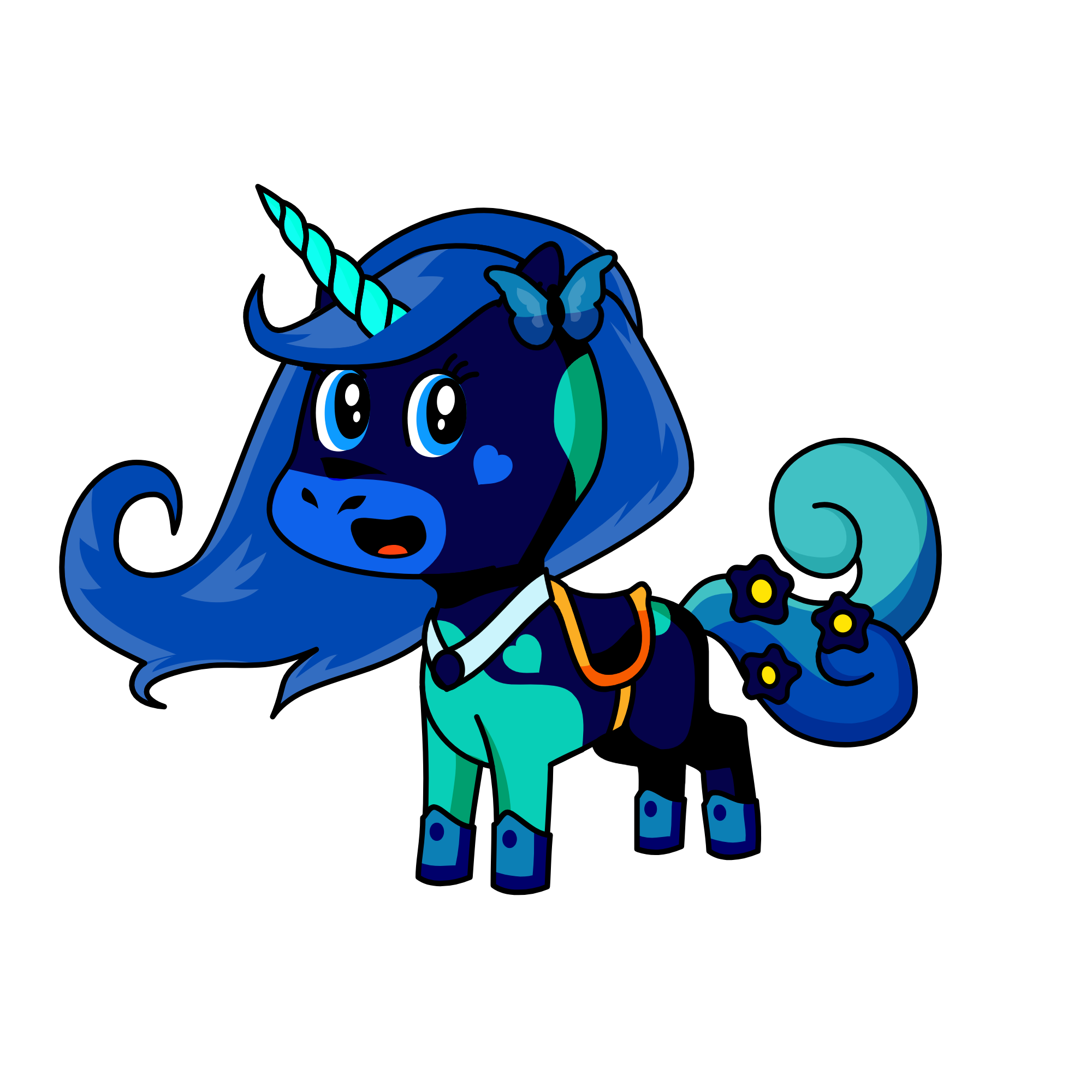 Icecal, the unicorn