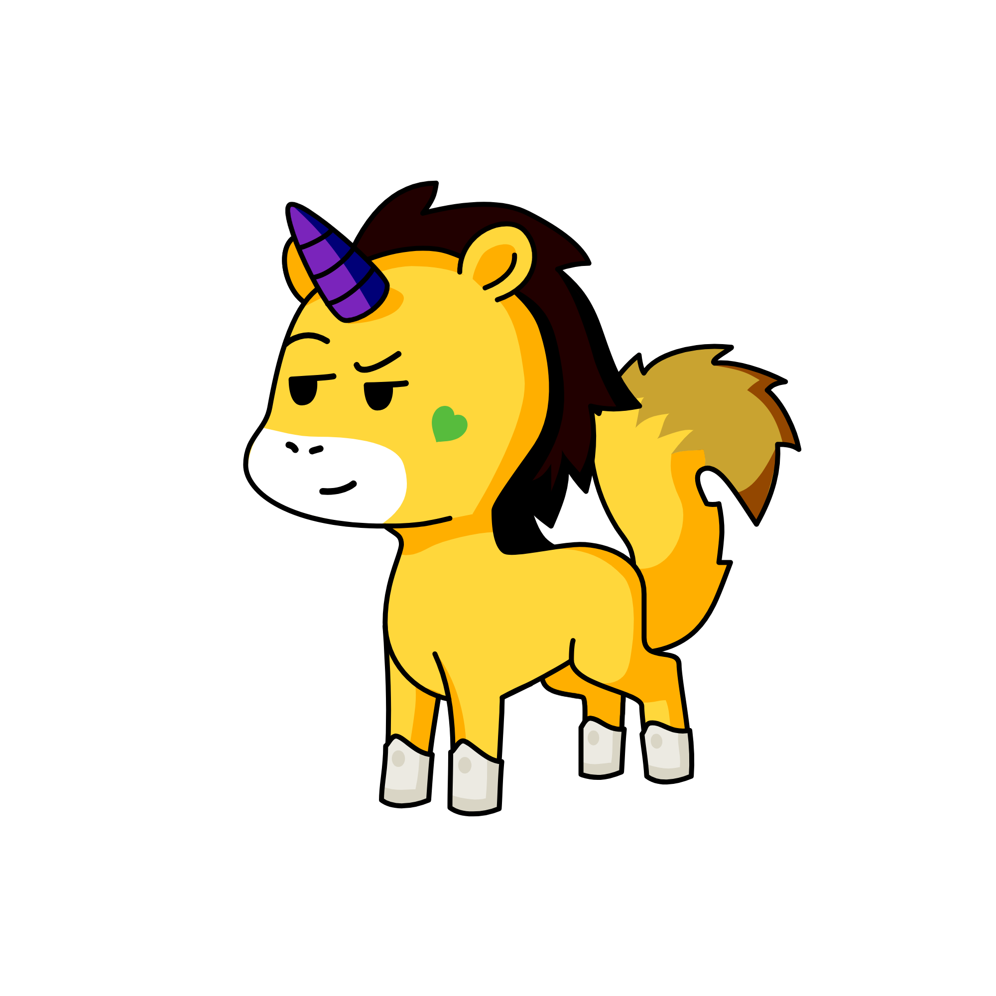 we are feed hay way, the unicorn