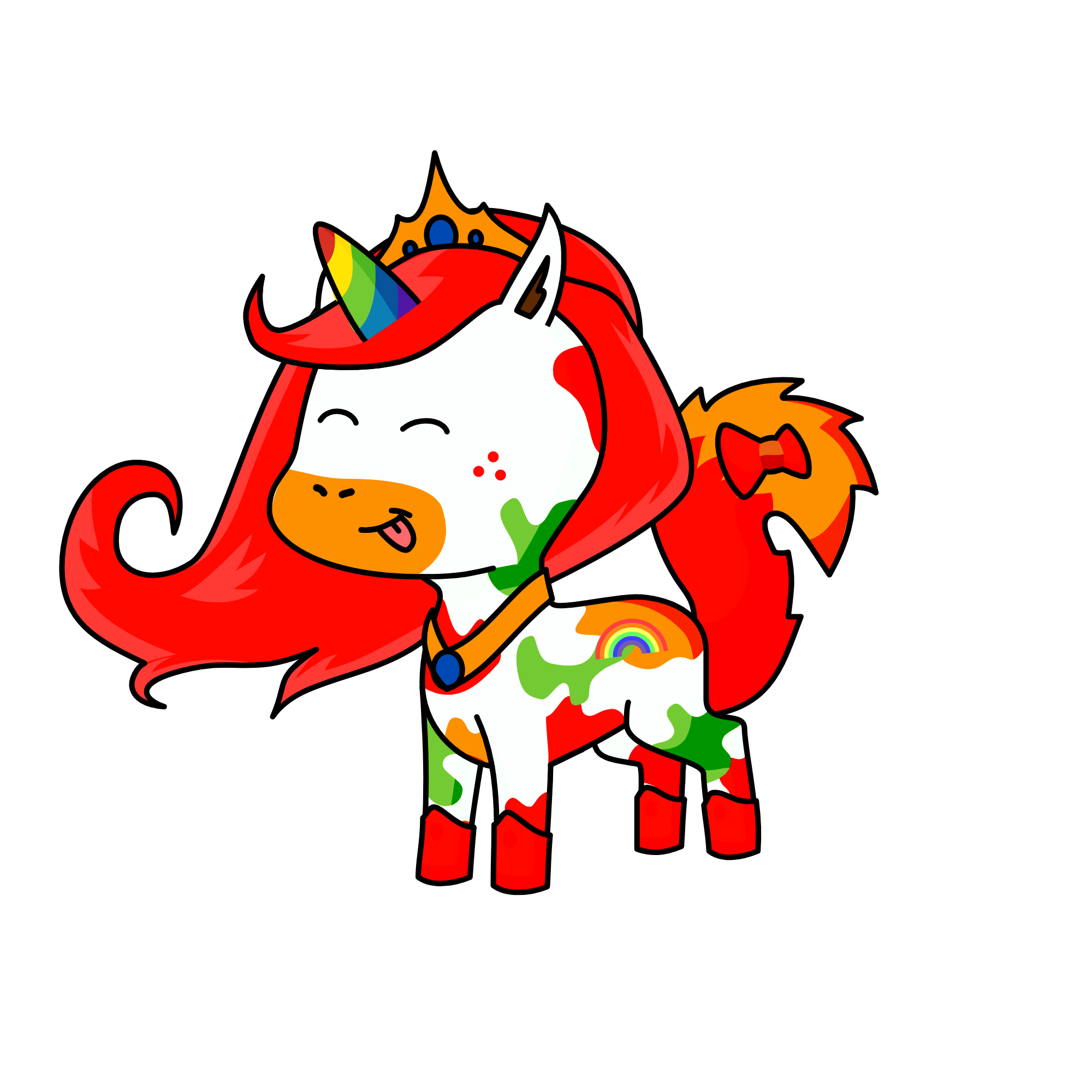 Rainbow?, the unicorn
