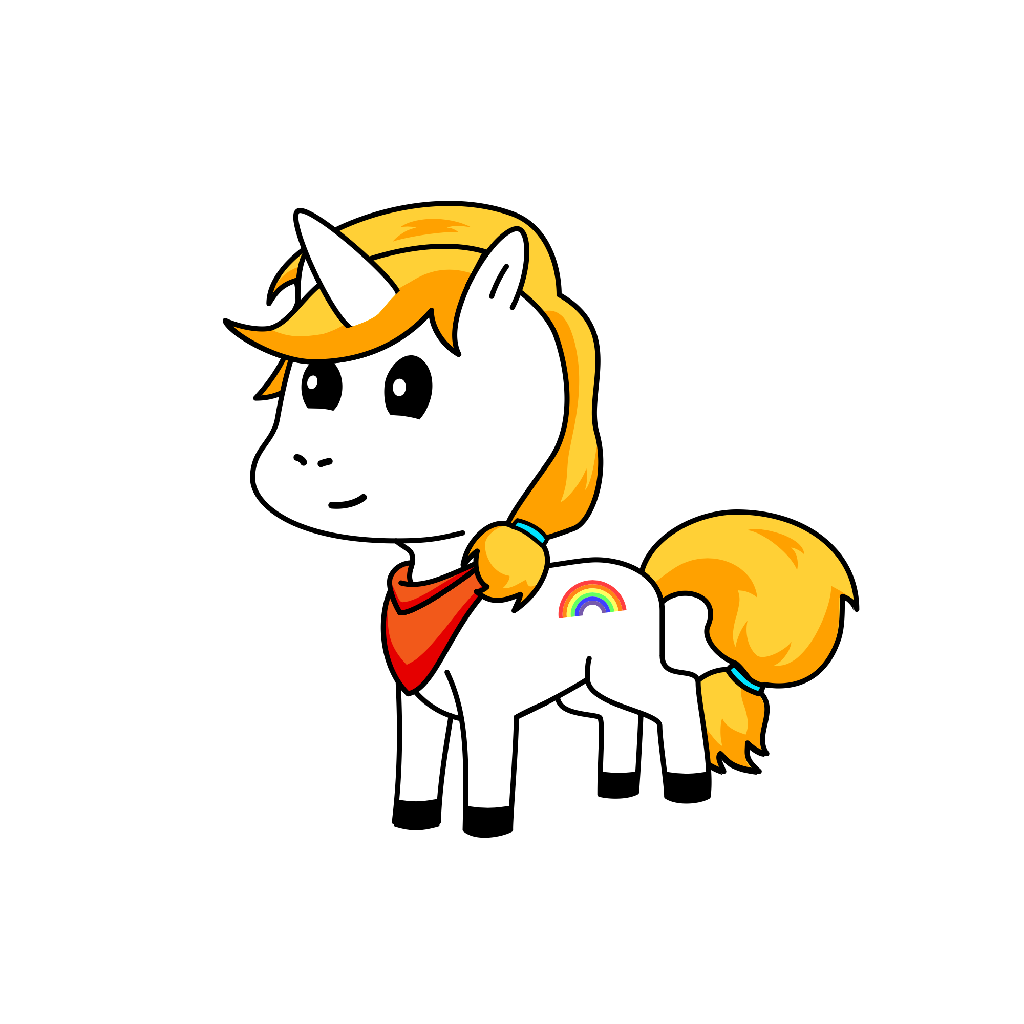 Applejack, the unicorn
