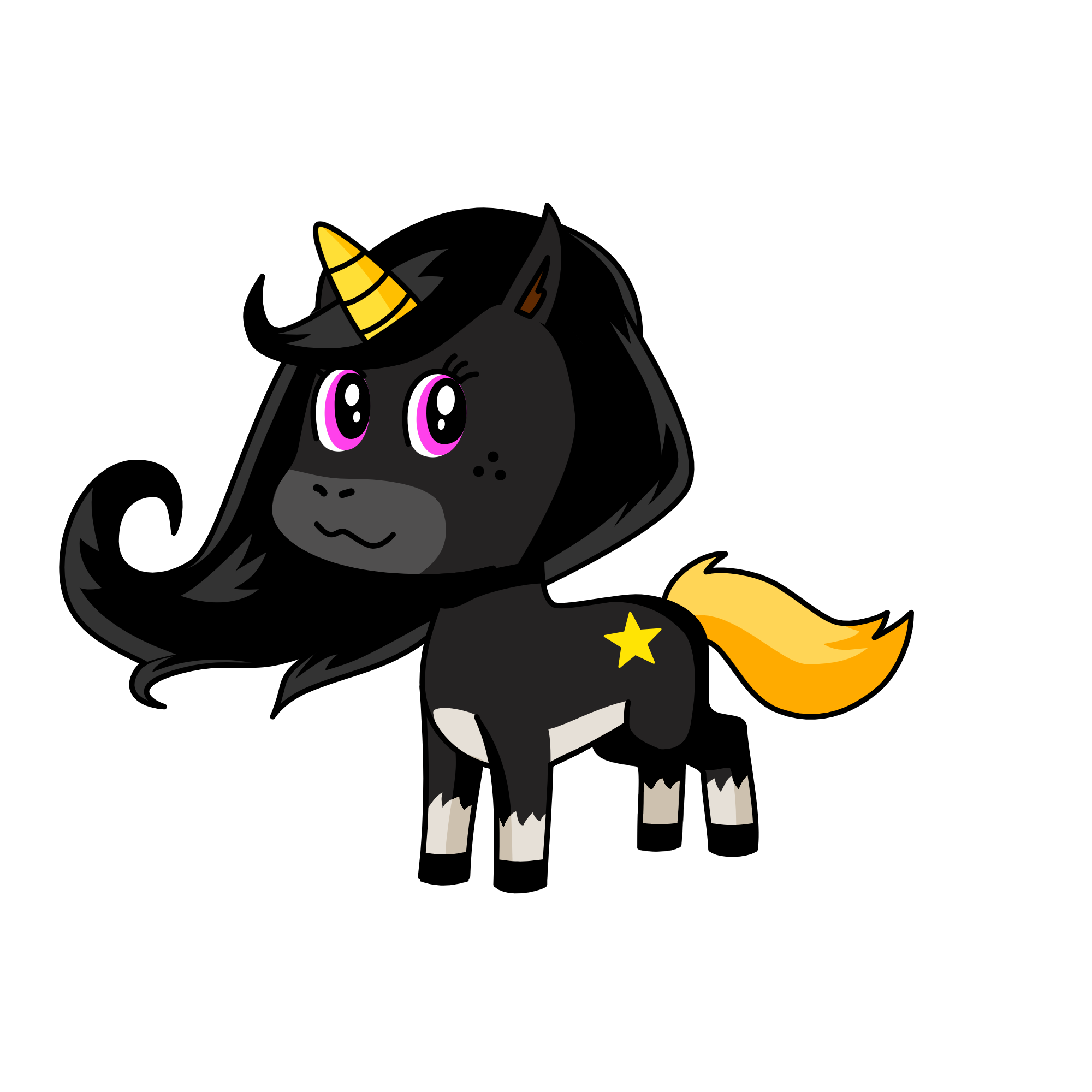 ne ne, the unicorn