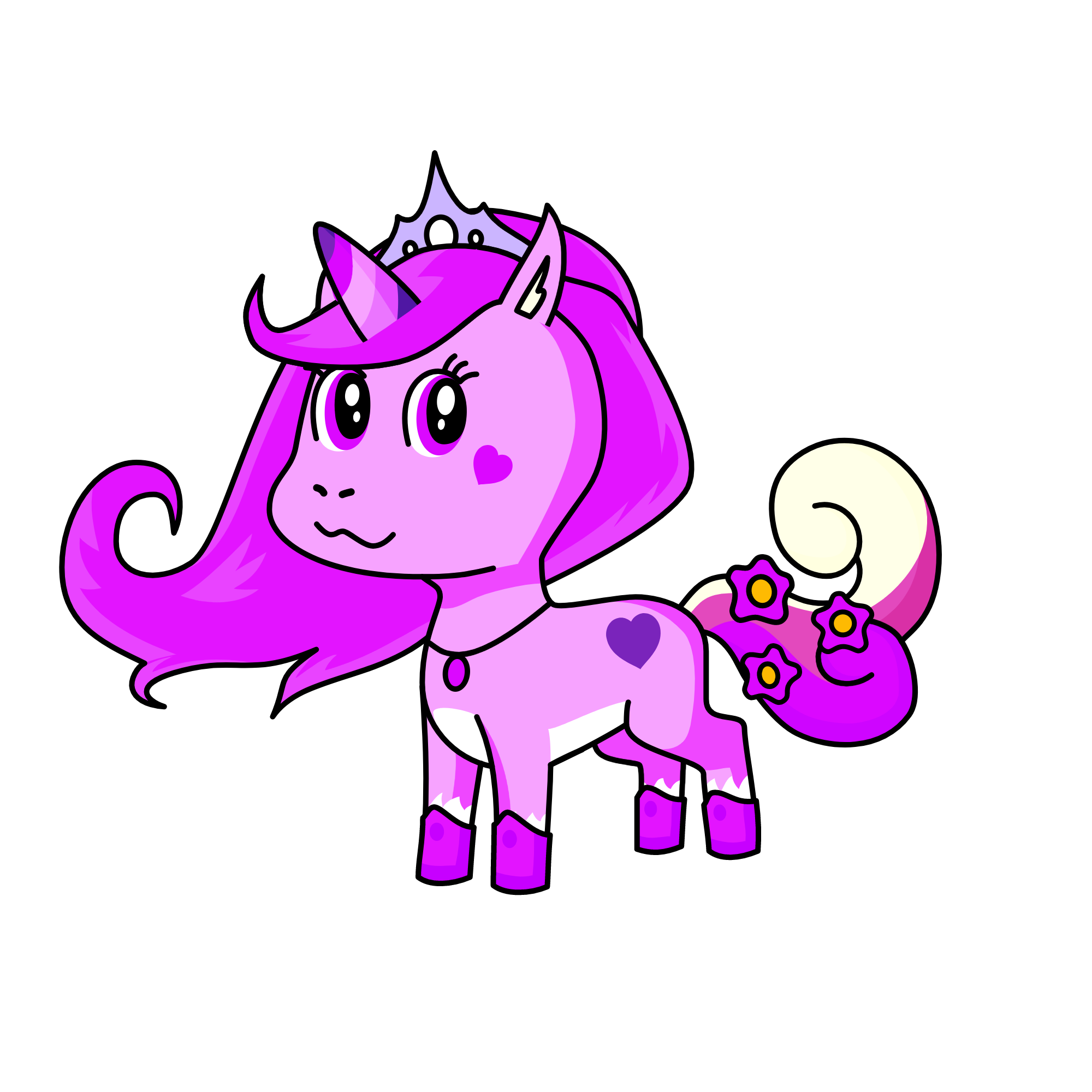 purpal, the unicorn