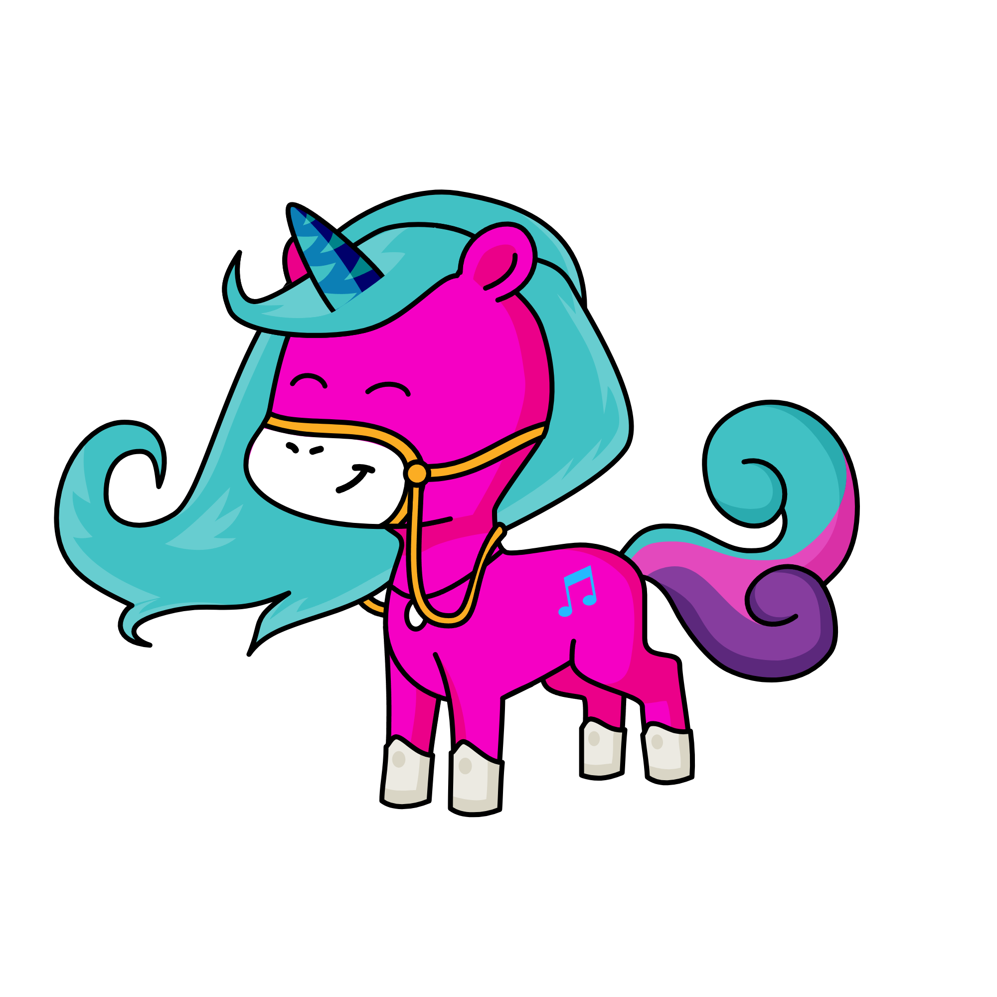 Schnucki, the unicorn