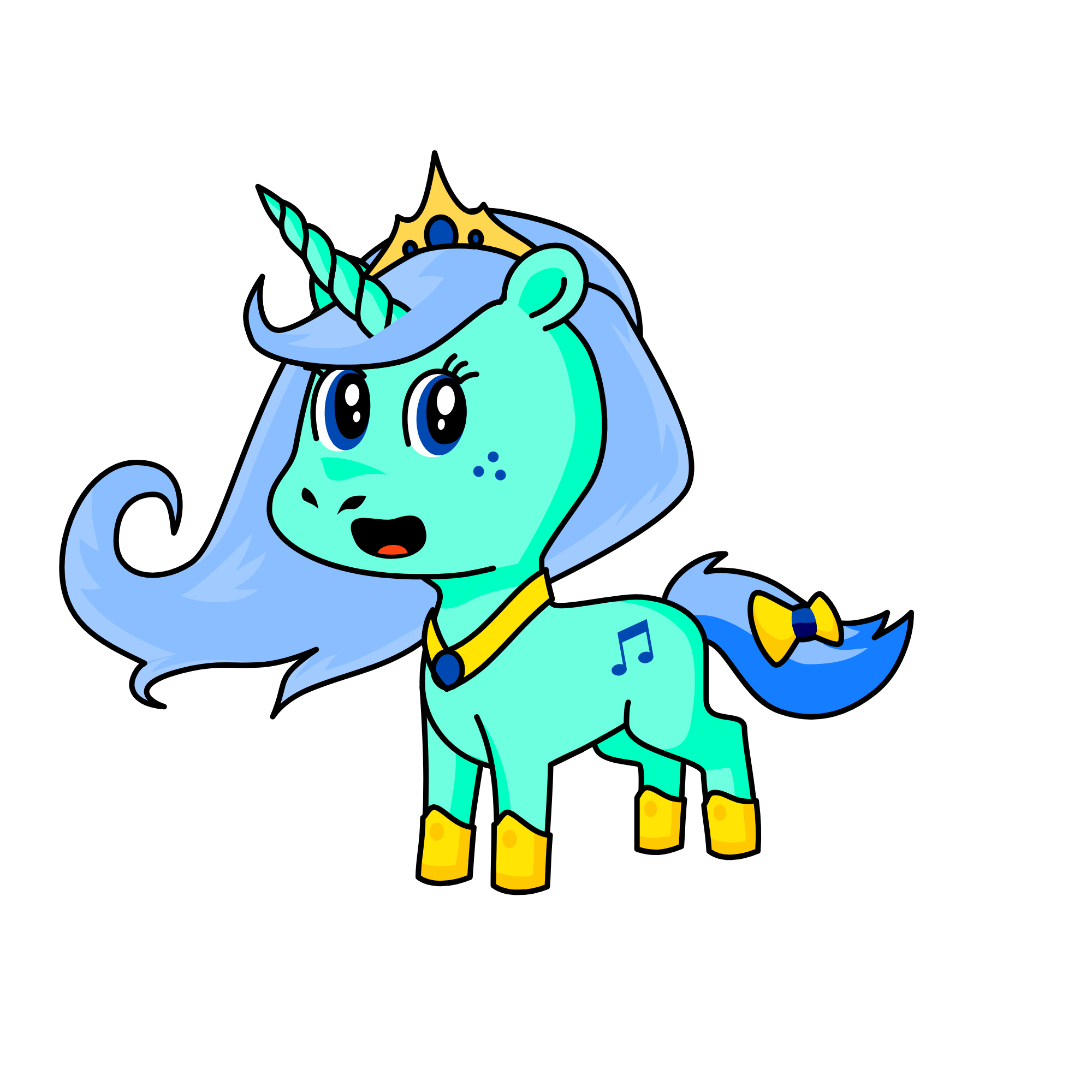princess melody, the unicorn