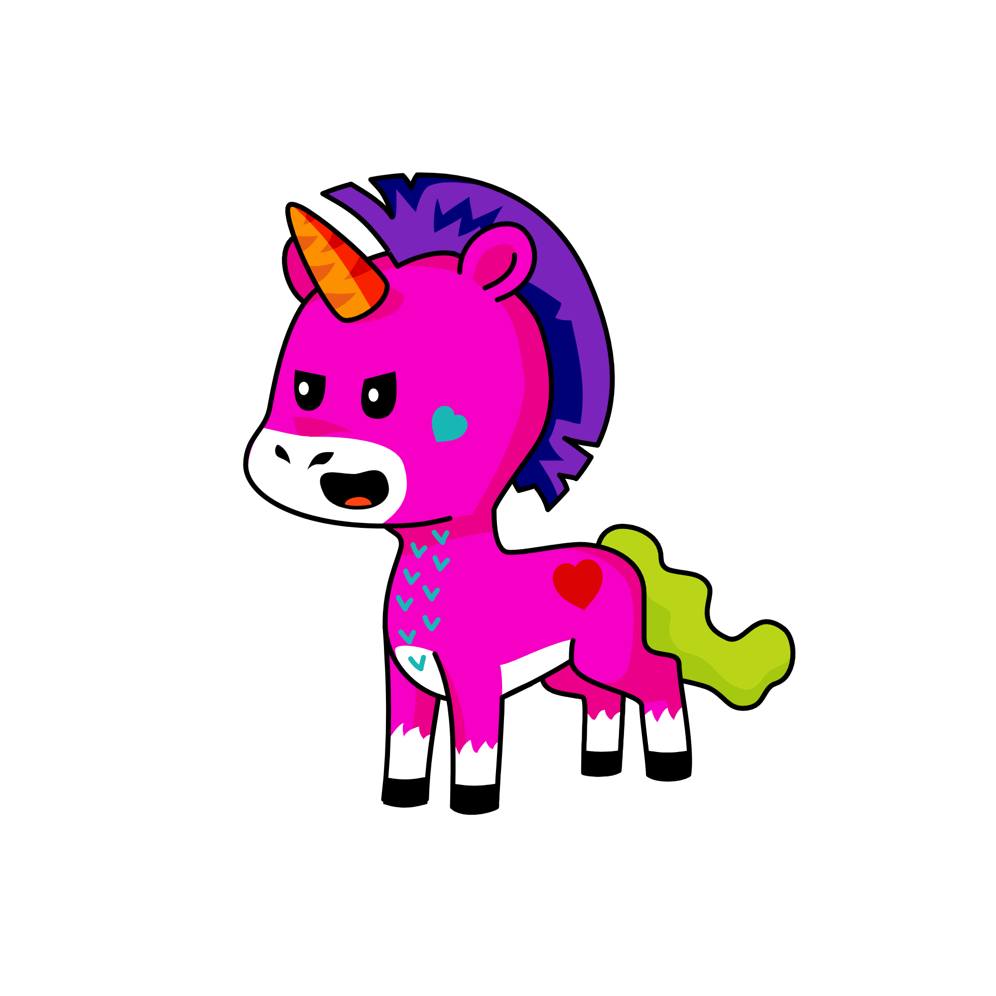 OwO UwU TwT, the unicorn