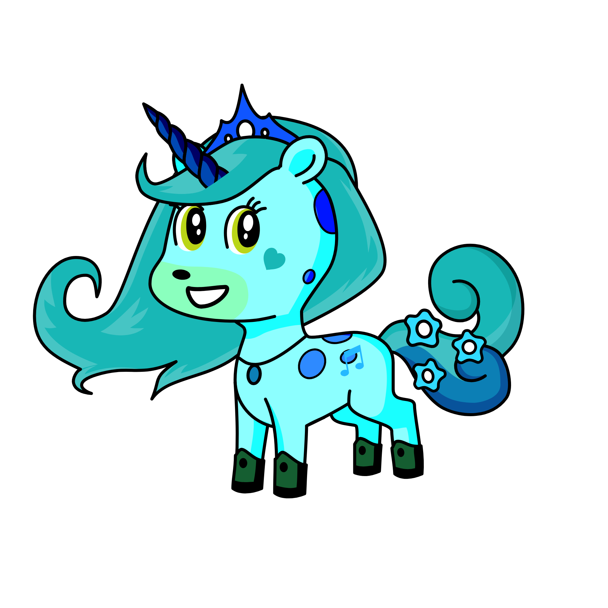 blah, the unicorn