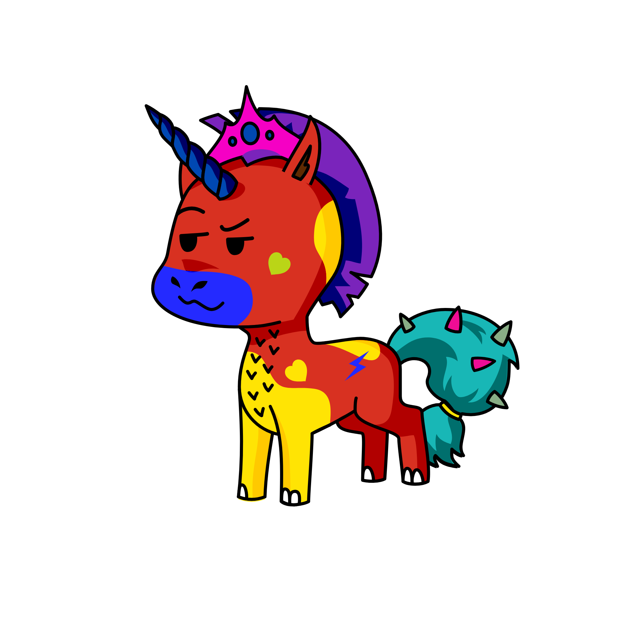 kuwuchuwuchuWAM, the unicorn