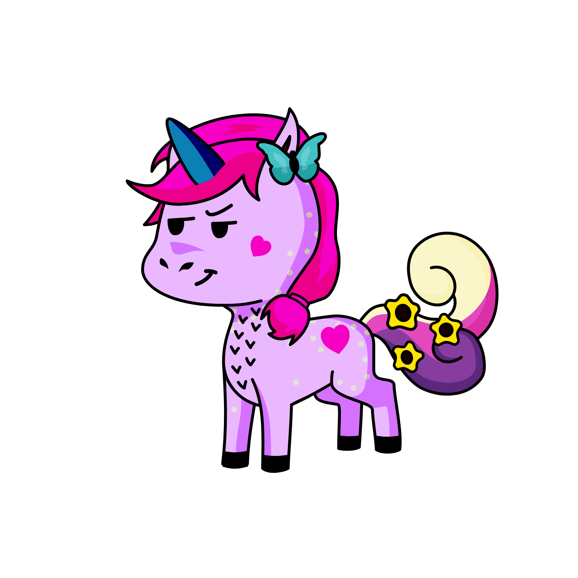 BILLY BOB JEAN, the unicorn
