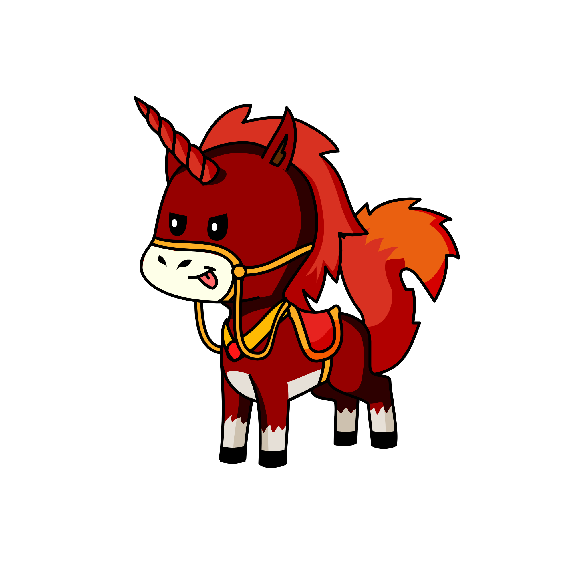 Red Night's Delight, the unicorn