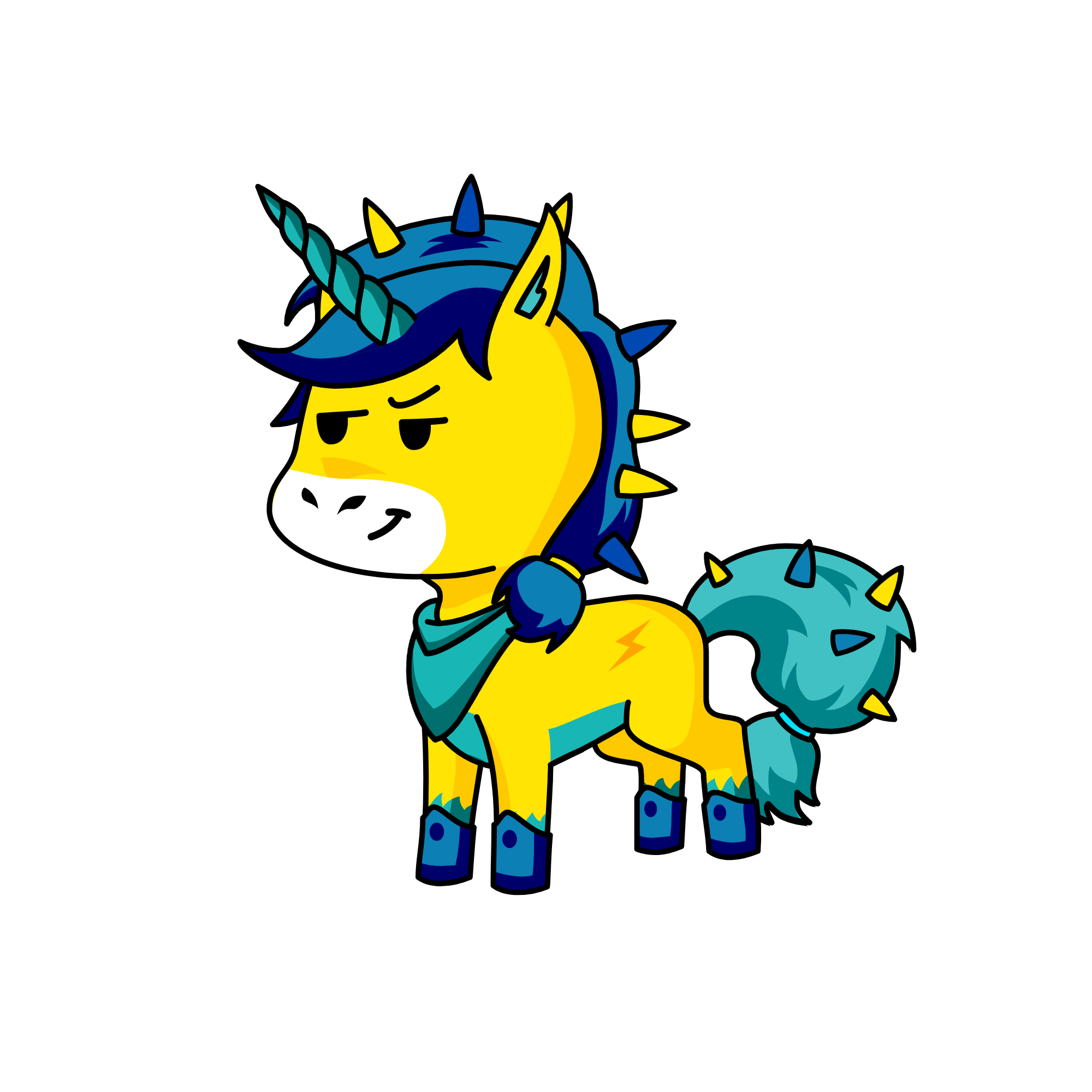 Lightning's Mistake, the unicorn