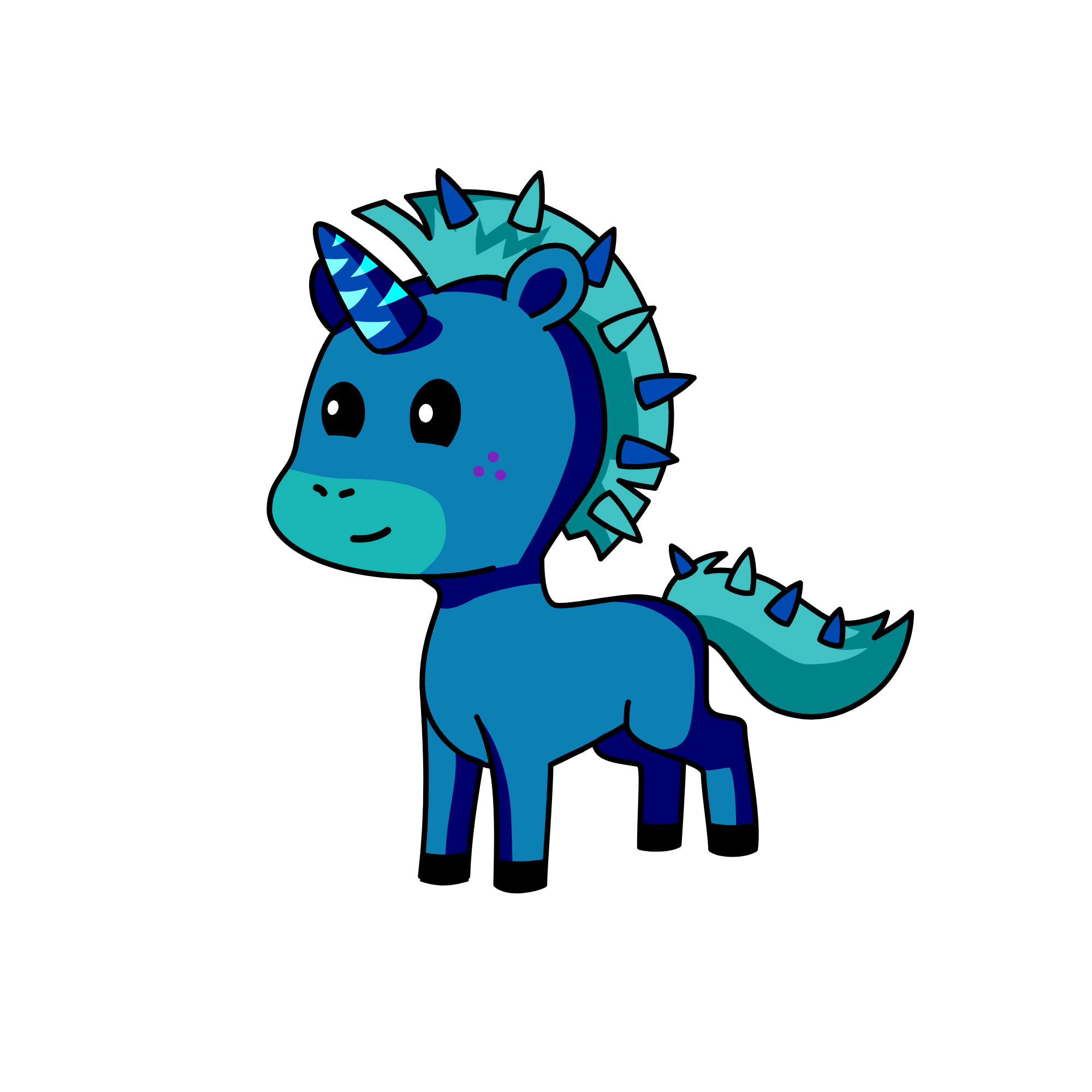 WATERFALL, the unicorn