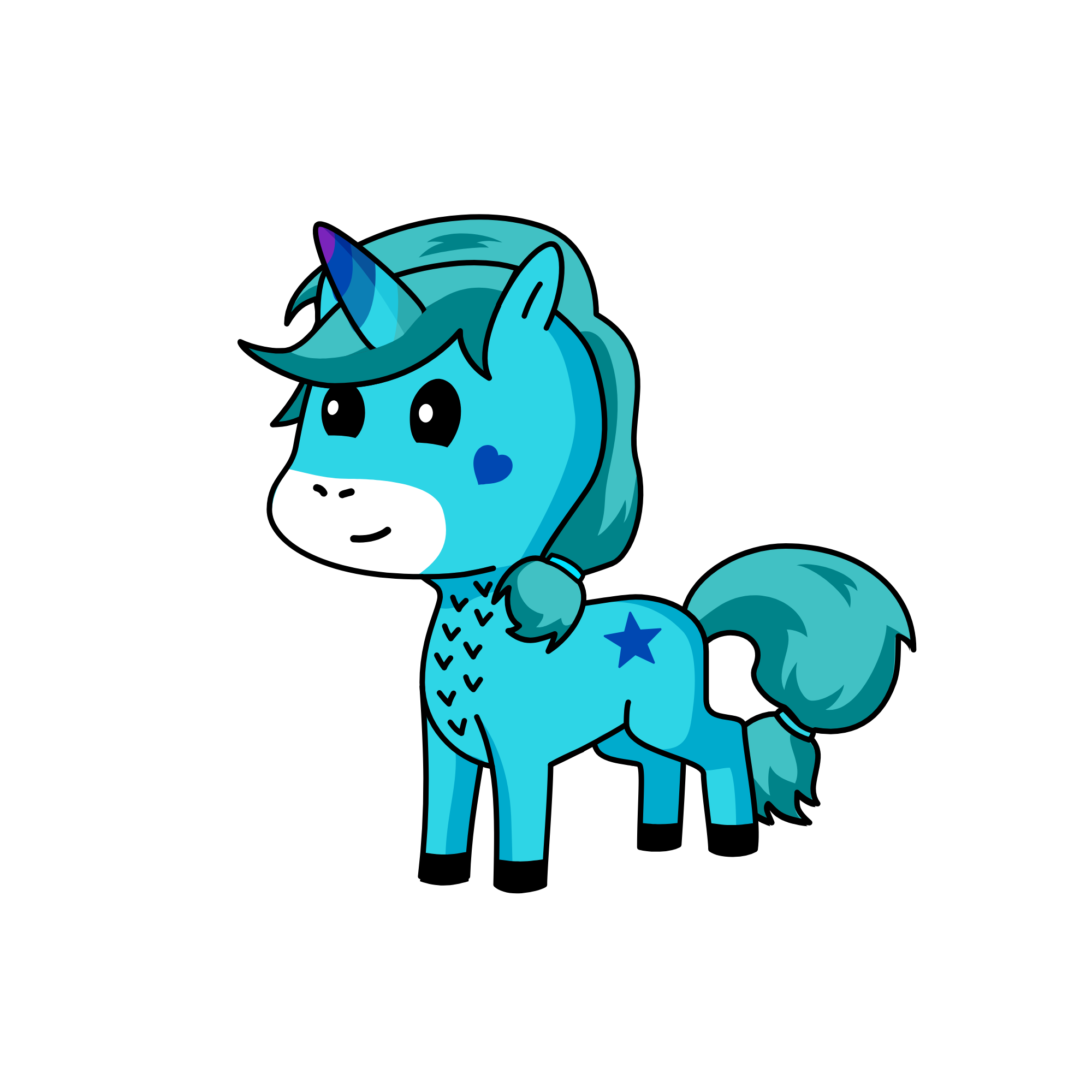 WINTER, the unicorn