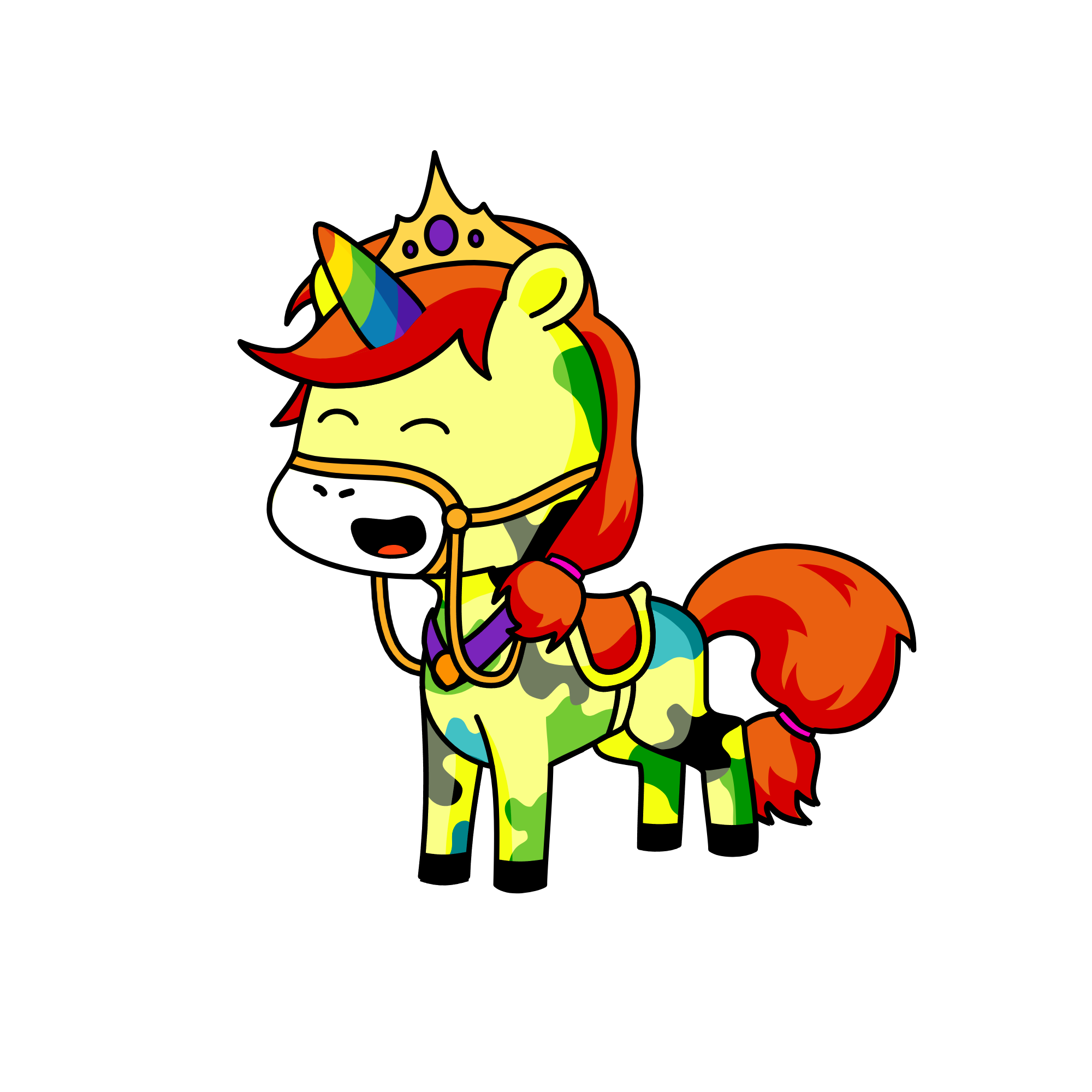 RAINBOW, the unicorn