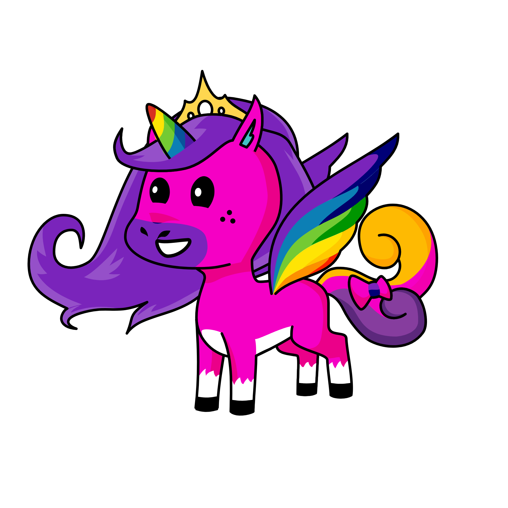 Happy, the unicorn