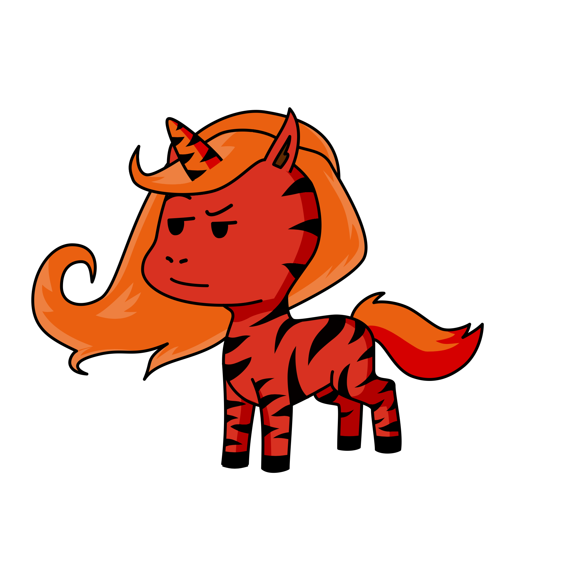 Flame, the unicorn