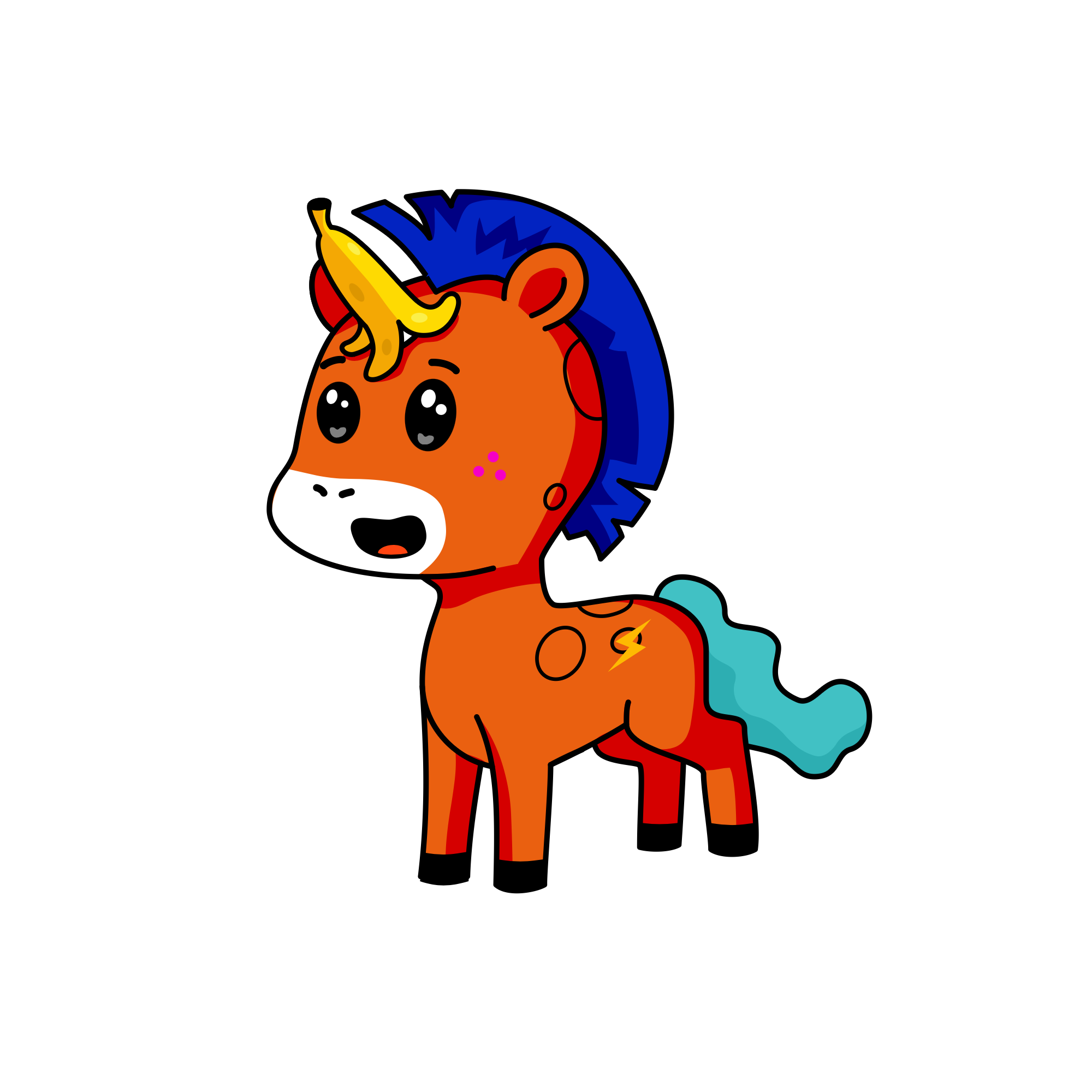 Poly, the unicorn