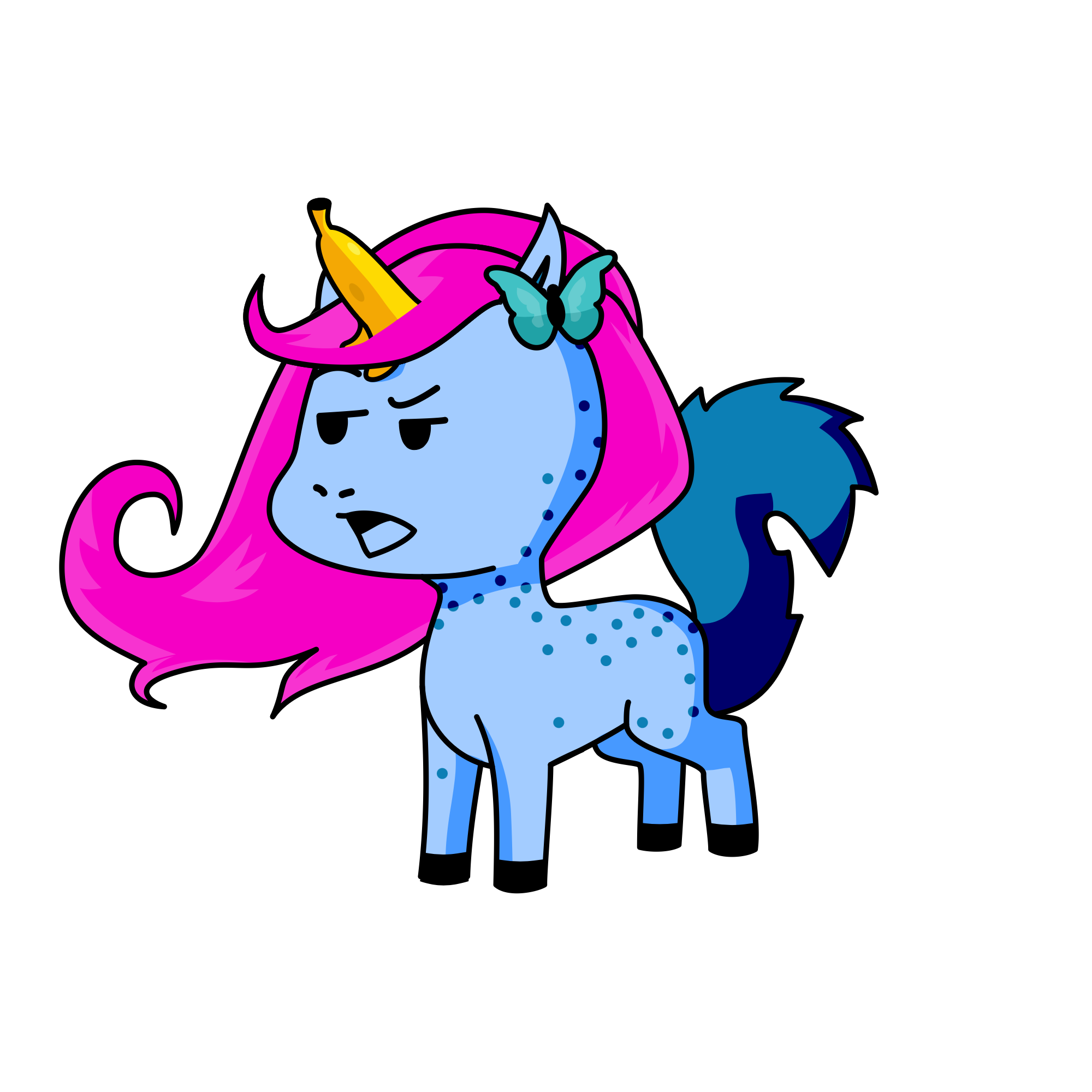 Caren, the unicorn